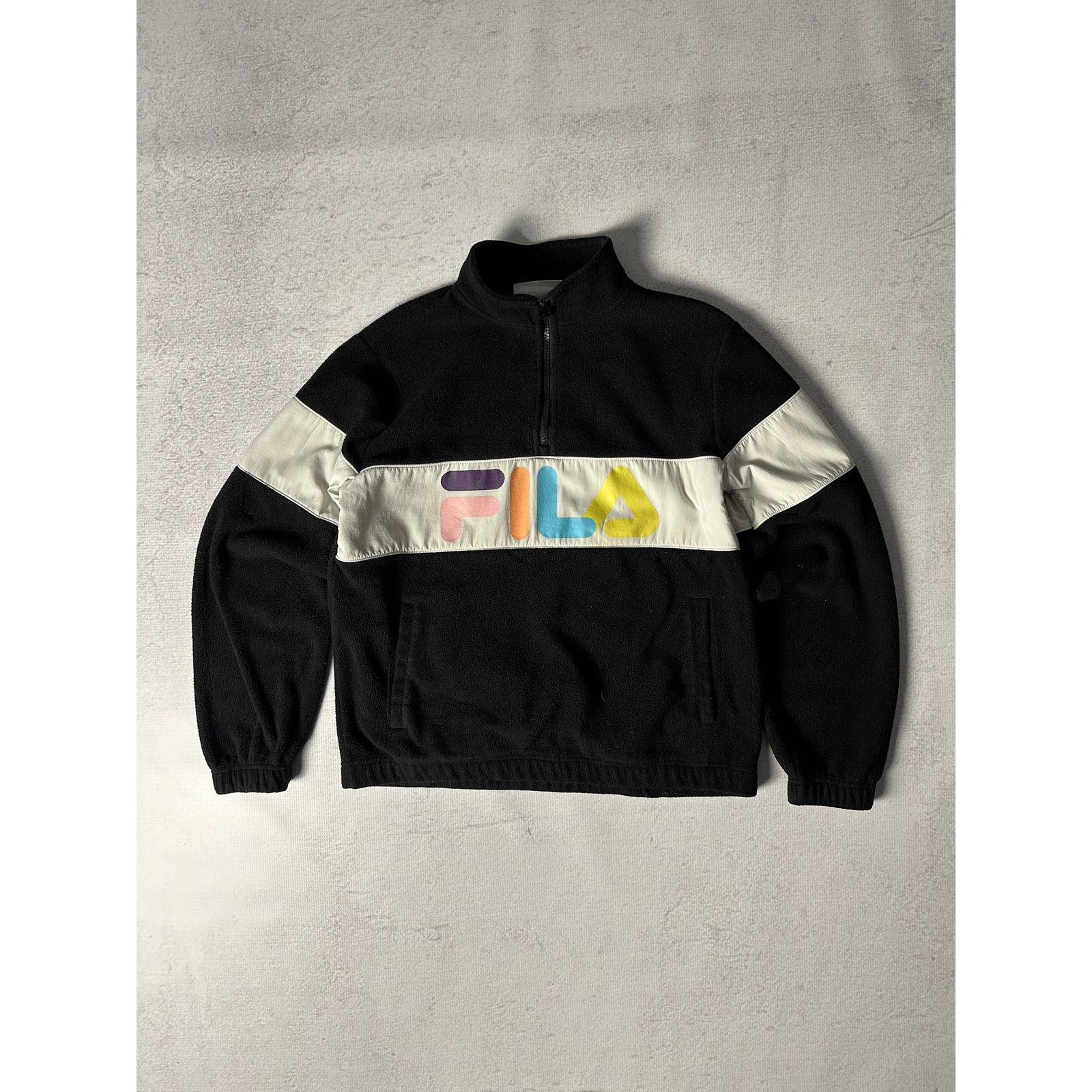 Fila Vintage Fila 1/4 Zip Fleece Sweatshirt - Women's Small Size S / US 4 / IT 40 - 1 Thumbnail