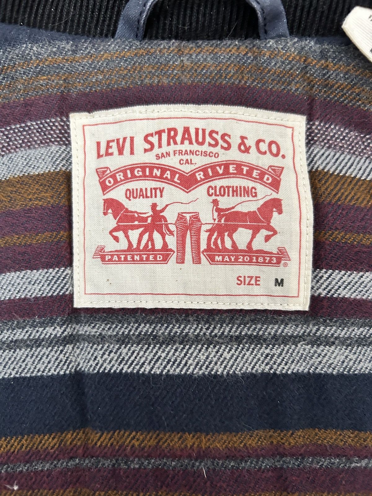 Levi's Insulated wax Levi’s chore coat with cord collar Size US M / EU 48-50 / 2 - 3 Thumbnail