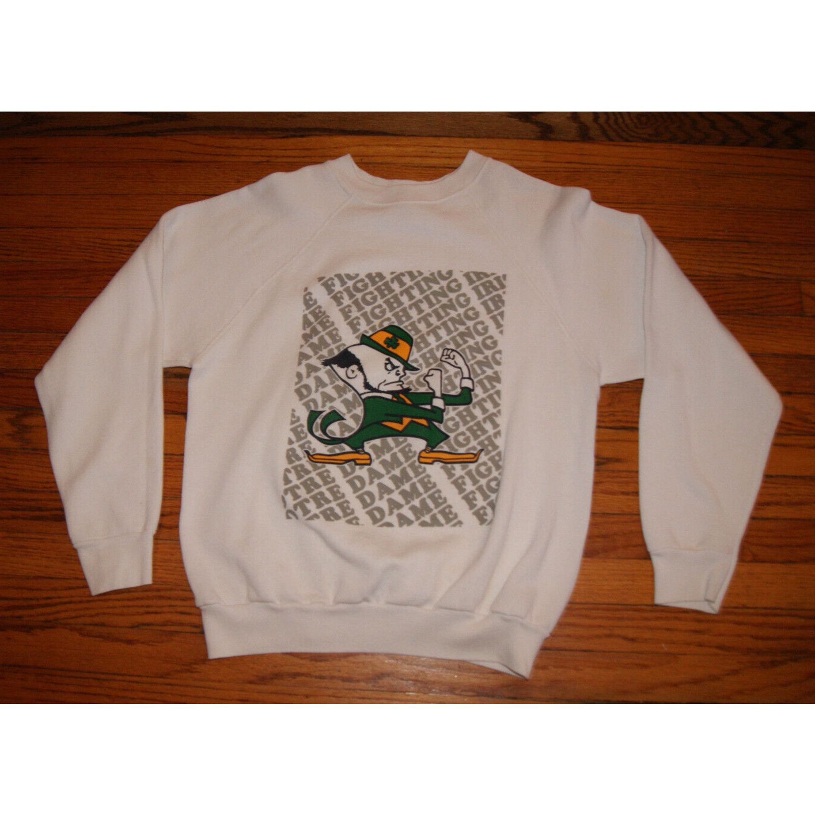 Other VTG Notre Dame Fighting Irish Crew Sweatshirt 80s Mens L USA Size US L / EU 52-54 / 3 - 1 Thumbnail