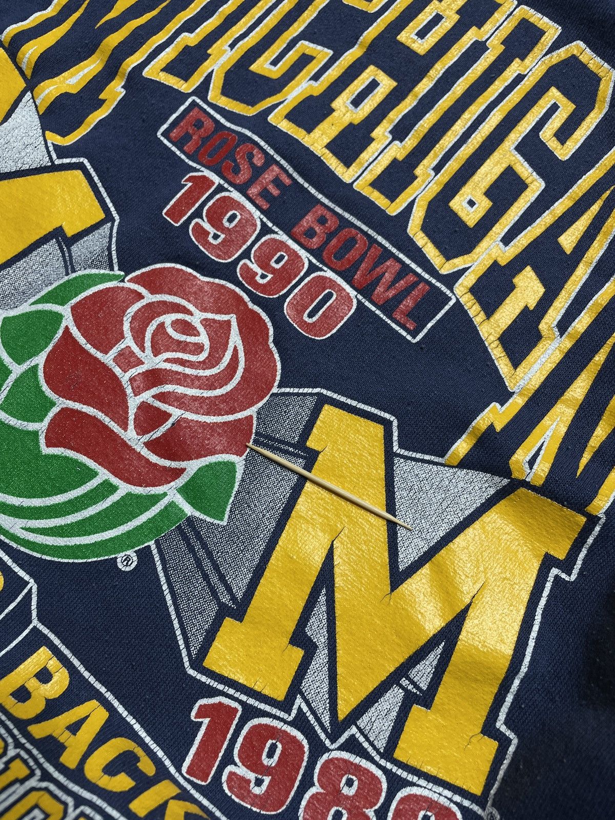 Vintage ❗️RARE❗️Vintage 1989 Football USA Sweatshirt 1990 Rose Bowl Size US M / EU 48-50 / 2 - 8 Thumbnail