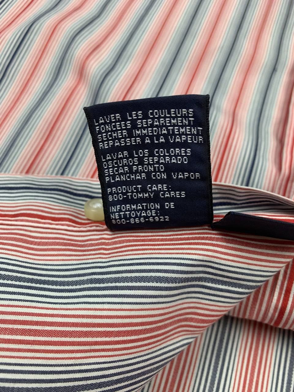 Tommy Hilfiger Tommy Hilfiger Mens Multicolor Striped Regular Fit Size US S / EU 44-46 / 1 - 19 Thumbnail