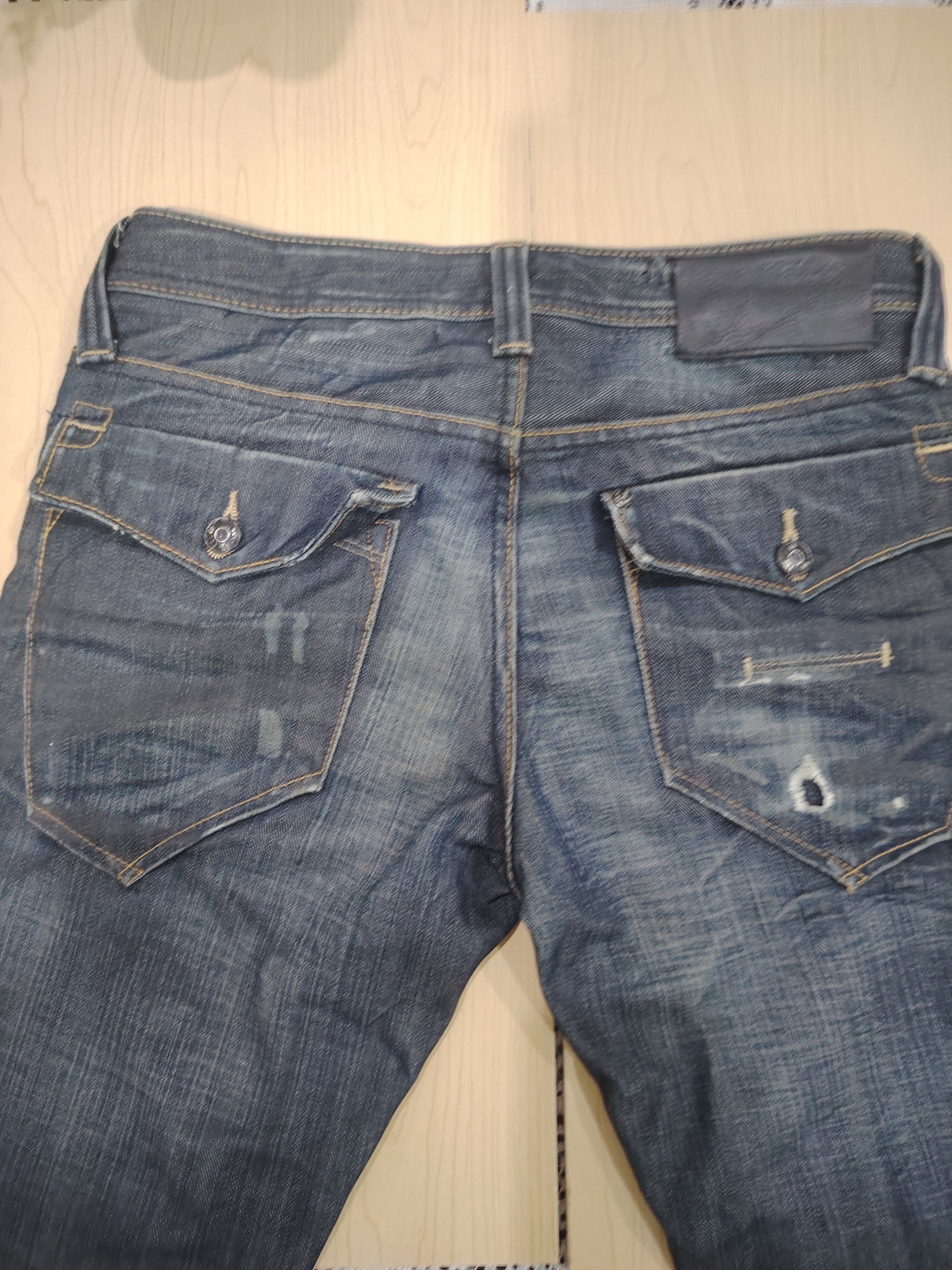 Japanese Brand Vintage Lad x HM fitted waist / bootcut leg Denim Size US 29 - 7 Thumbnail