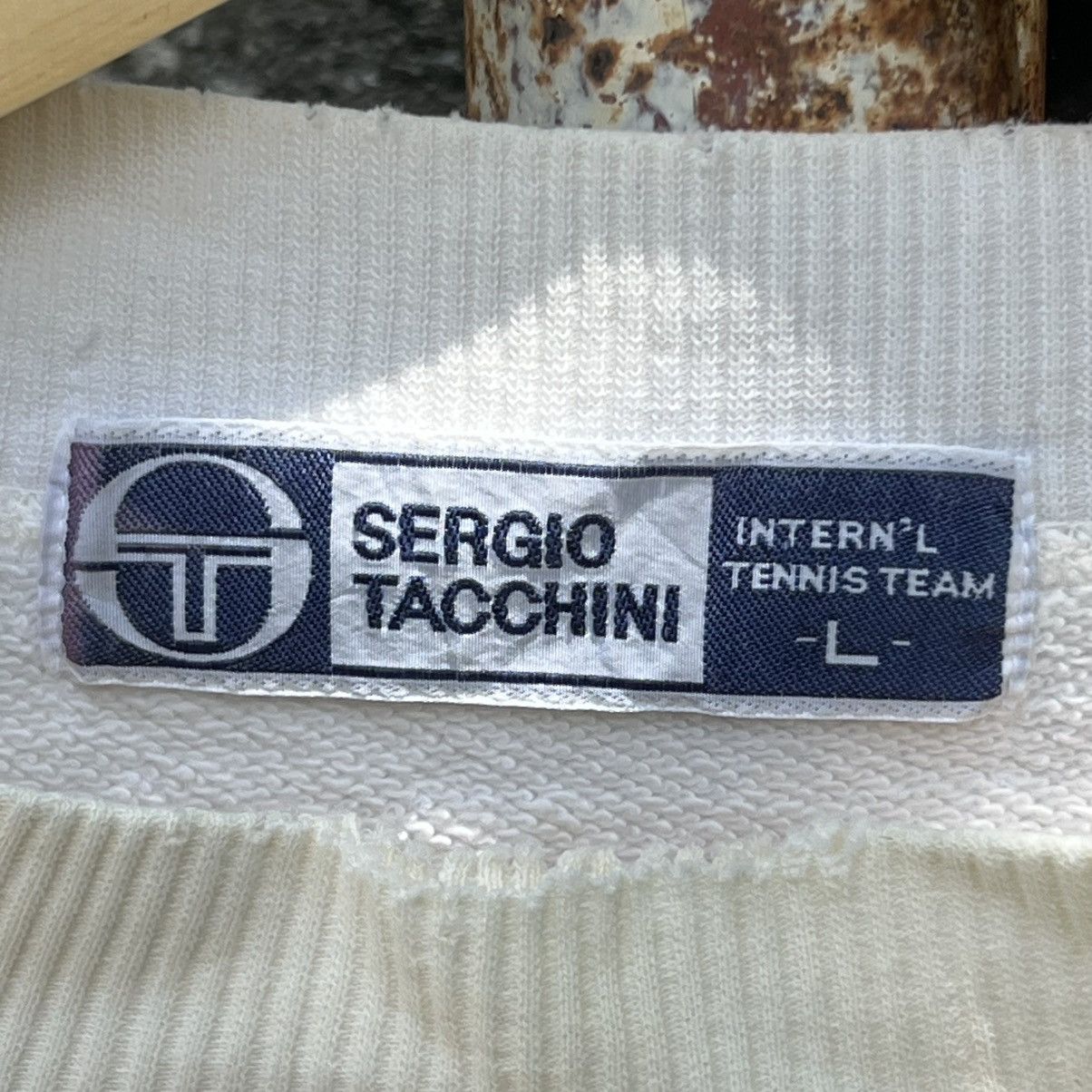 Sergio Tacchini “VINTAGE” DISTRESS SERGIO TACCHINI CREWNECK Size US L / EU 52-54 / 3 - 12 Thumbnail
