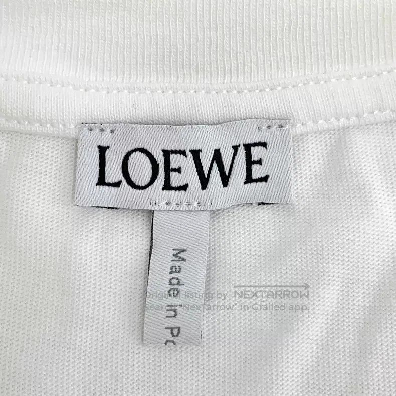 Loewe Loewe White digital logo printed cotton crew-neck short-sl Size US S / EU 44-46 / 1 - 5 Thumbnail