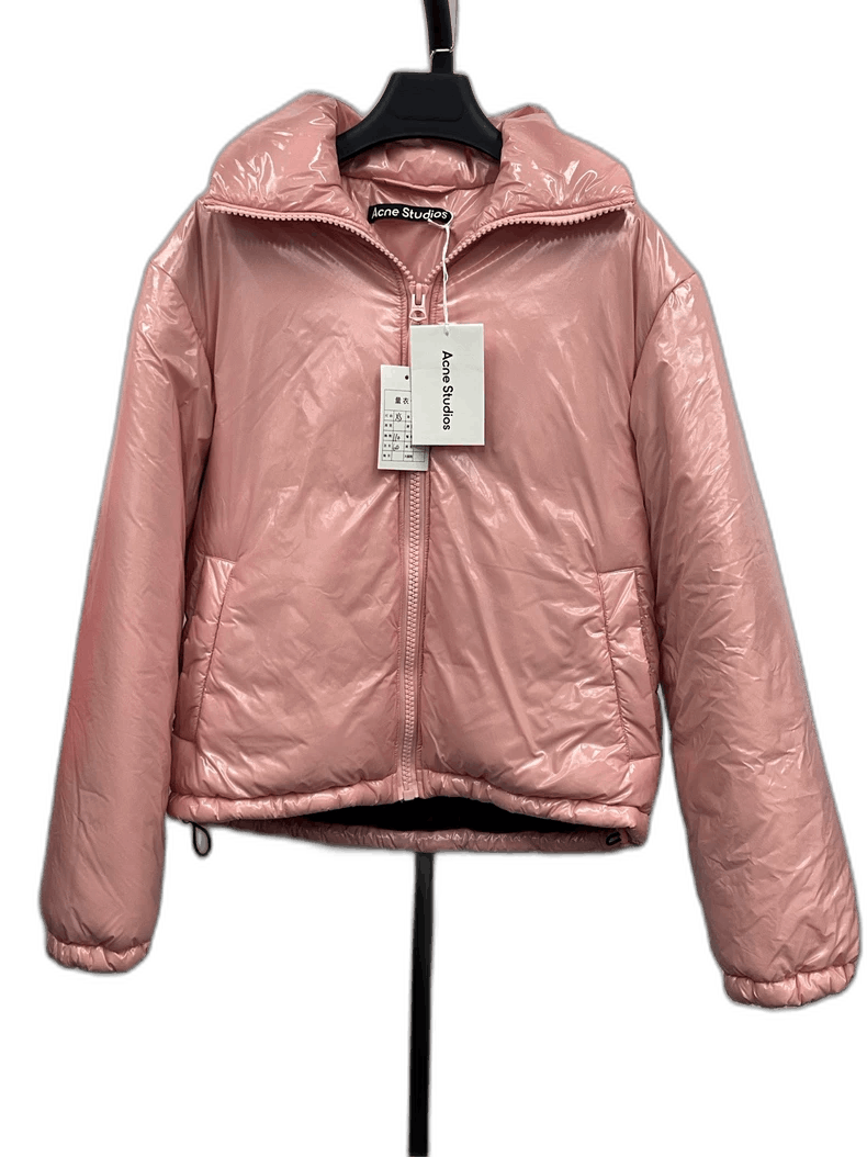 Acne Studios Acne Studios Pink Padded Jacket with Embroidery Size US XS / EU 42 / 0 - 1 Thumbnail