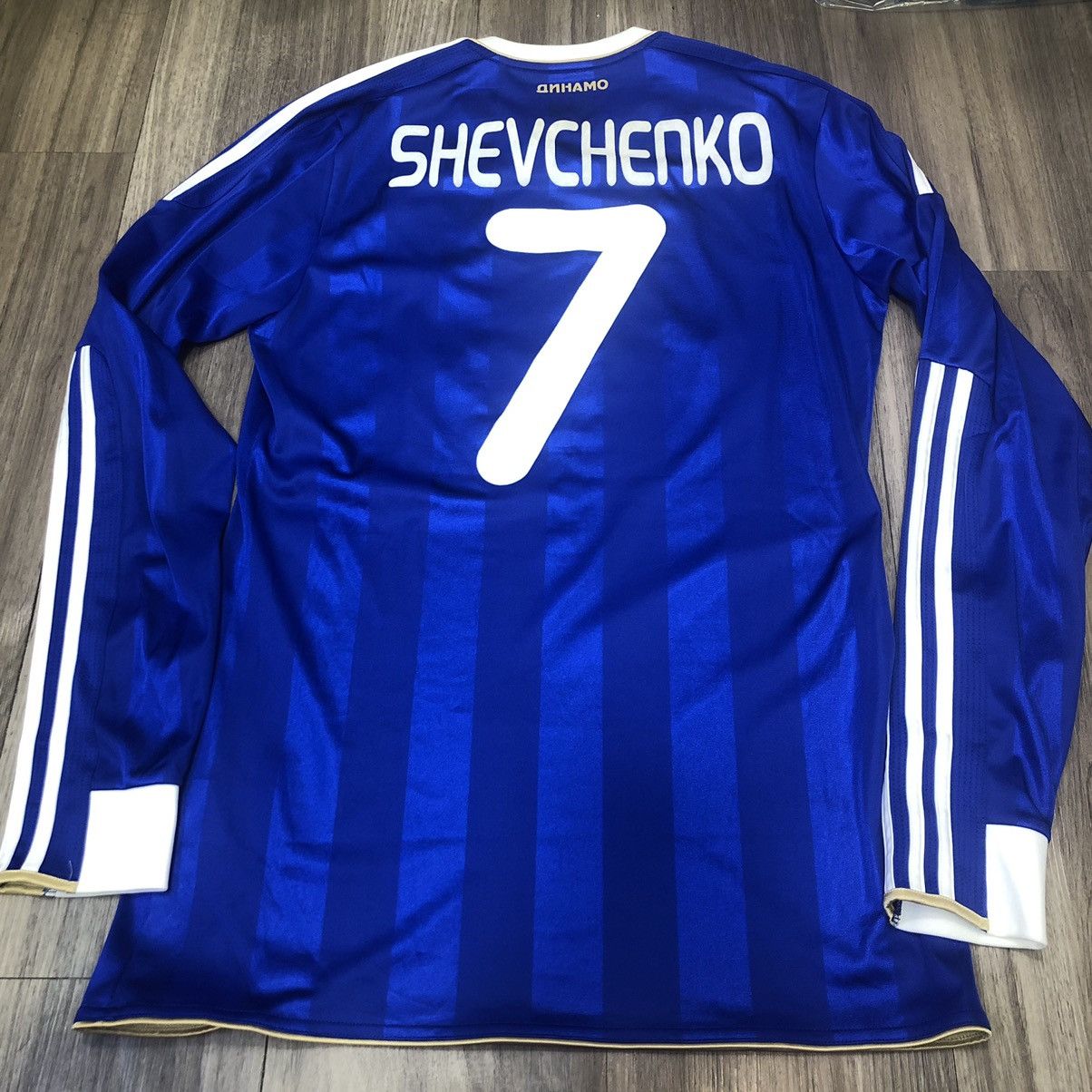 Adidas Dynamo Kiev 11/13 player issue L/S away #7 Shevchenko Size US M / EU 48-50 / 2 - 2 Thumbnail