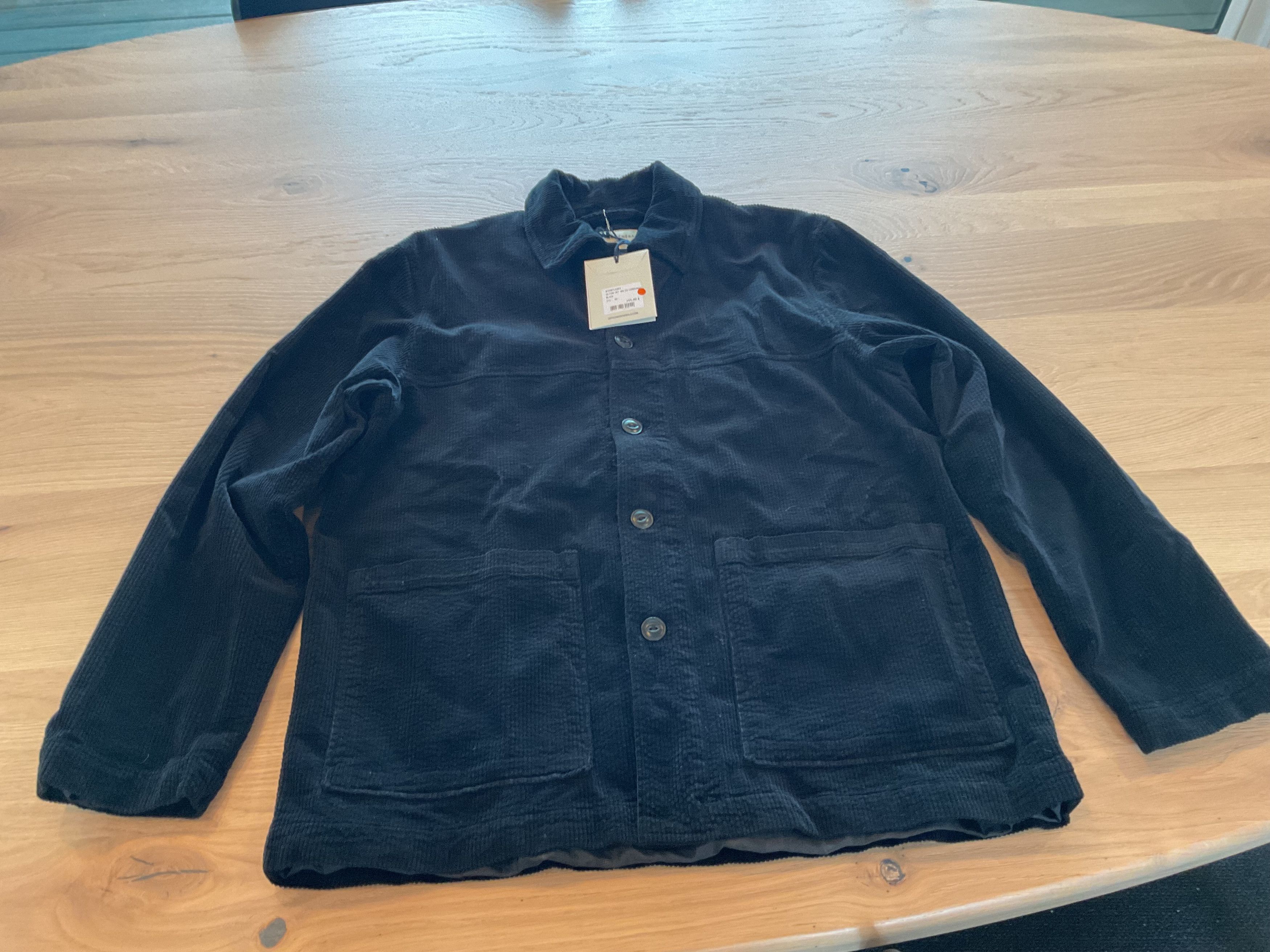 Officine Generale Ulysse Jacket Black Corduroy Size US M / EU 48-50 / 2 - 1 Thumbnail