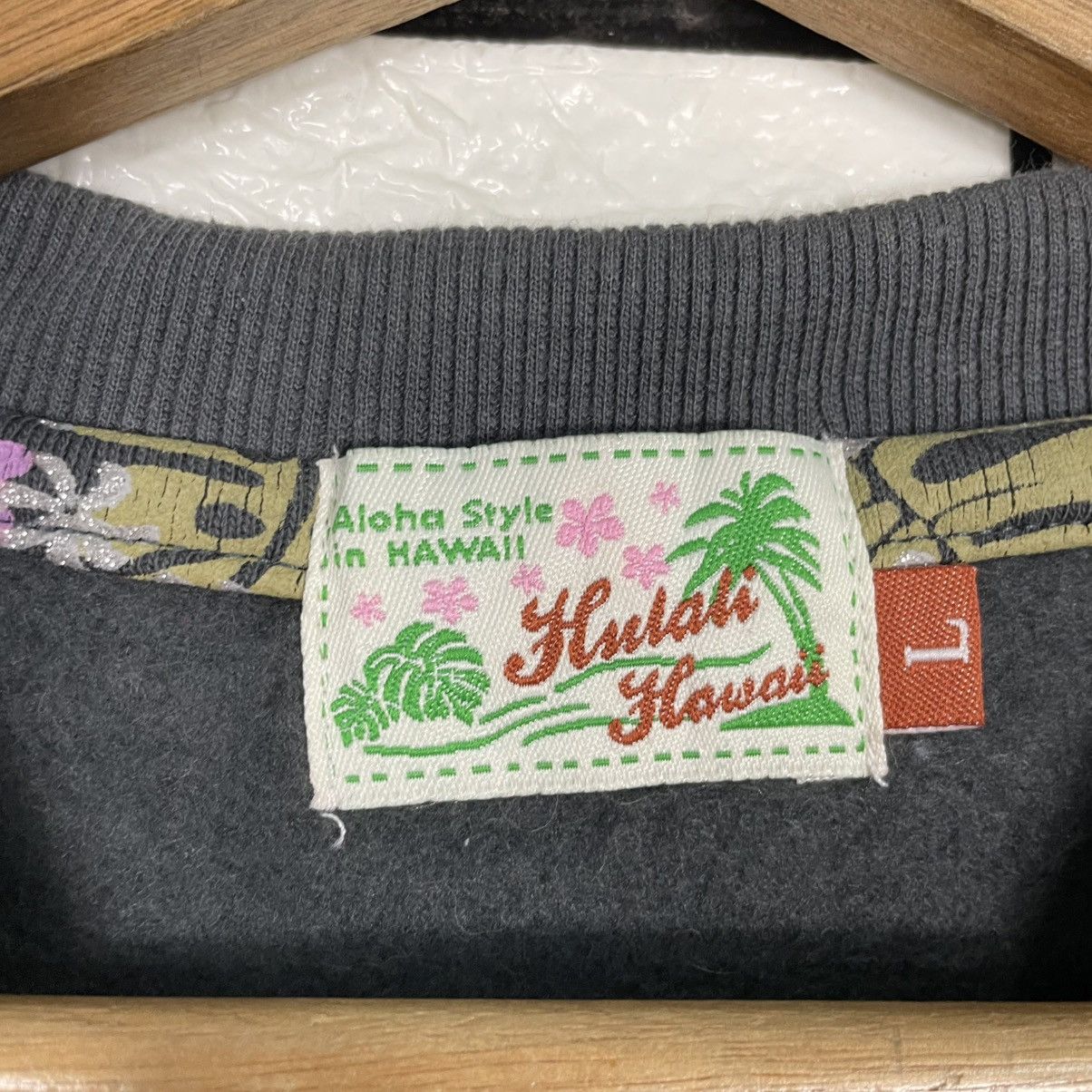Japanese Brand Hulali Hawaii Aloha Full Print Sweatshirt Size US S / EU 44-46 / 1 - 14 Thumbnail