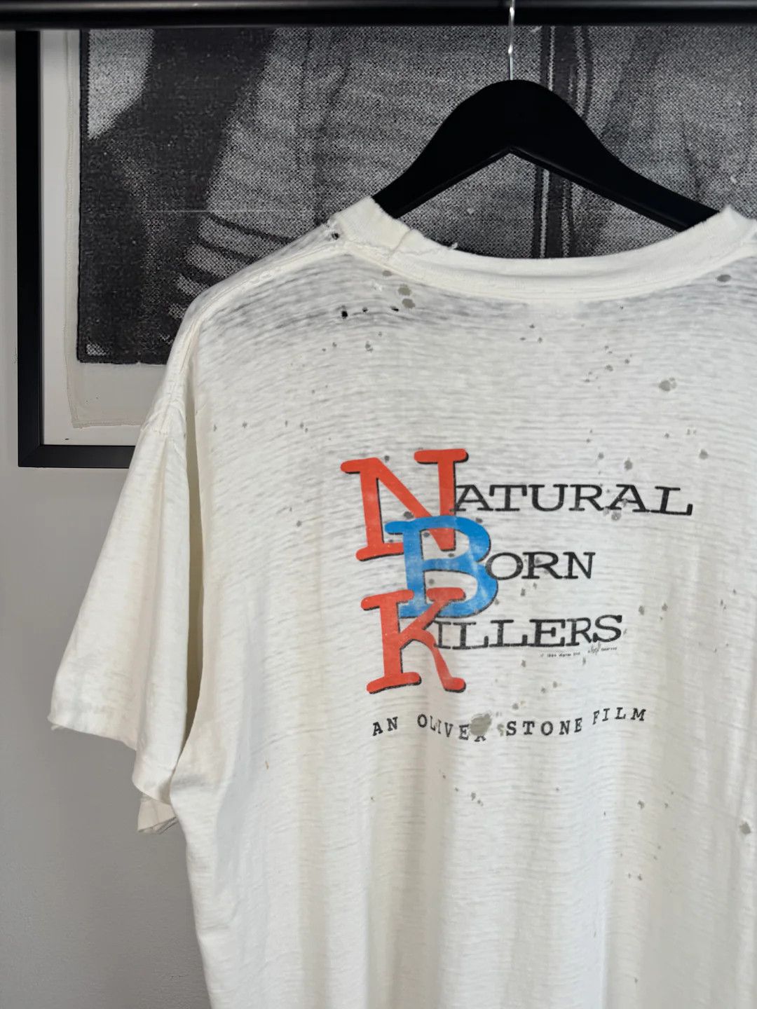 Vintage 🚭ICONIC🚭 VINTAGE 1994 "NATURAL BORN KILLERS" GRAPHIC SHIRT Size US XL / EU 56 / 4 - 5 Thumbnail