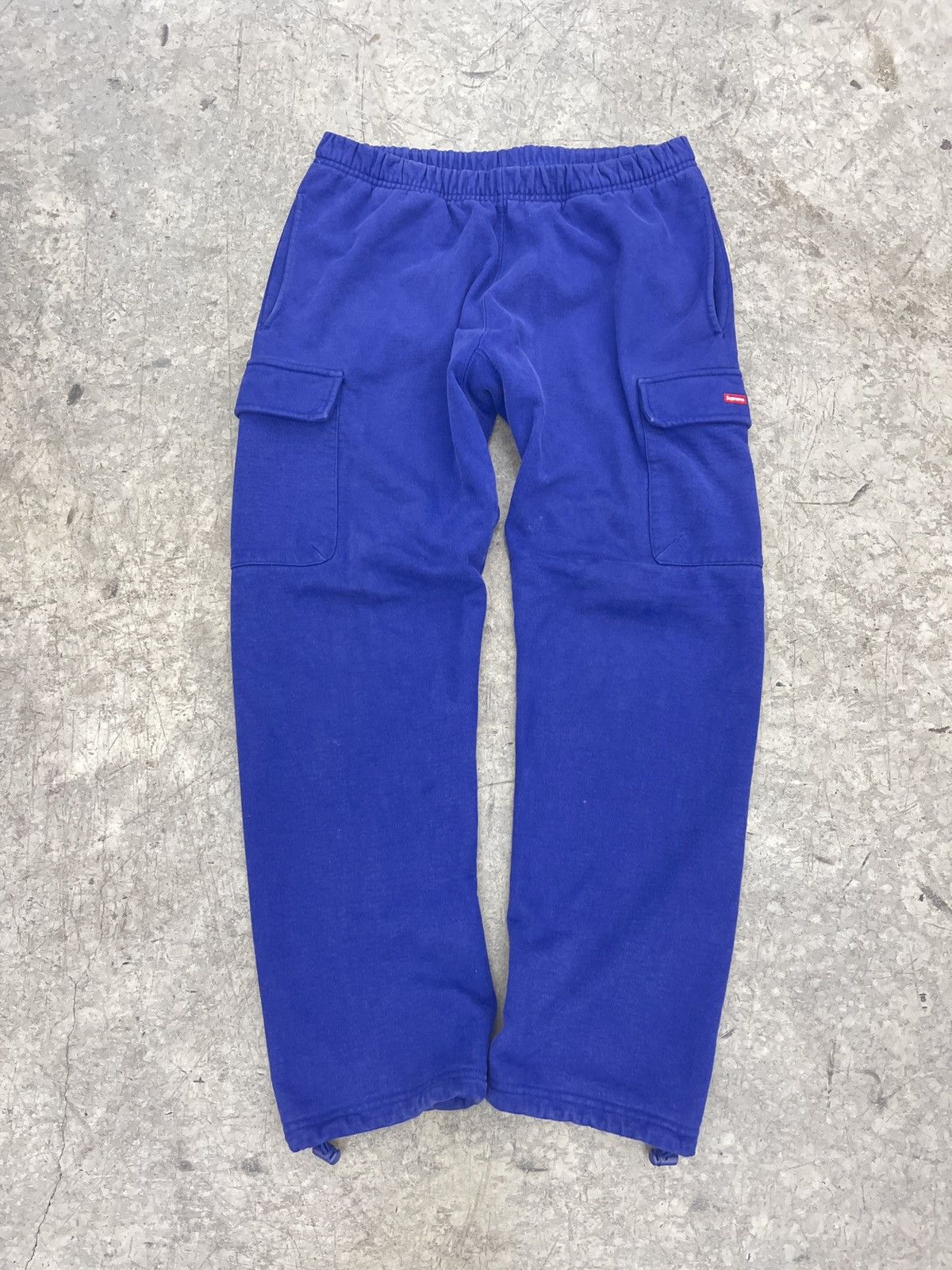 Supreme Supreme Logo Cargo Sweat Pant Size US 36 / EU 52 - 2 Thumbnail