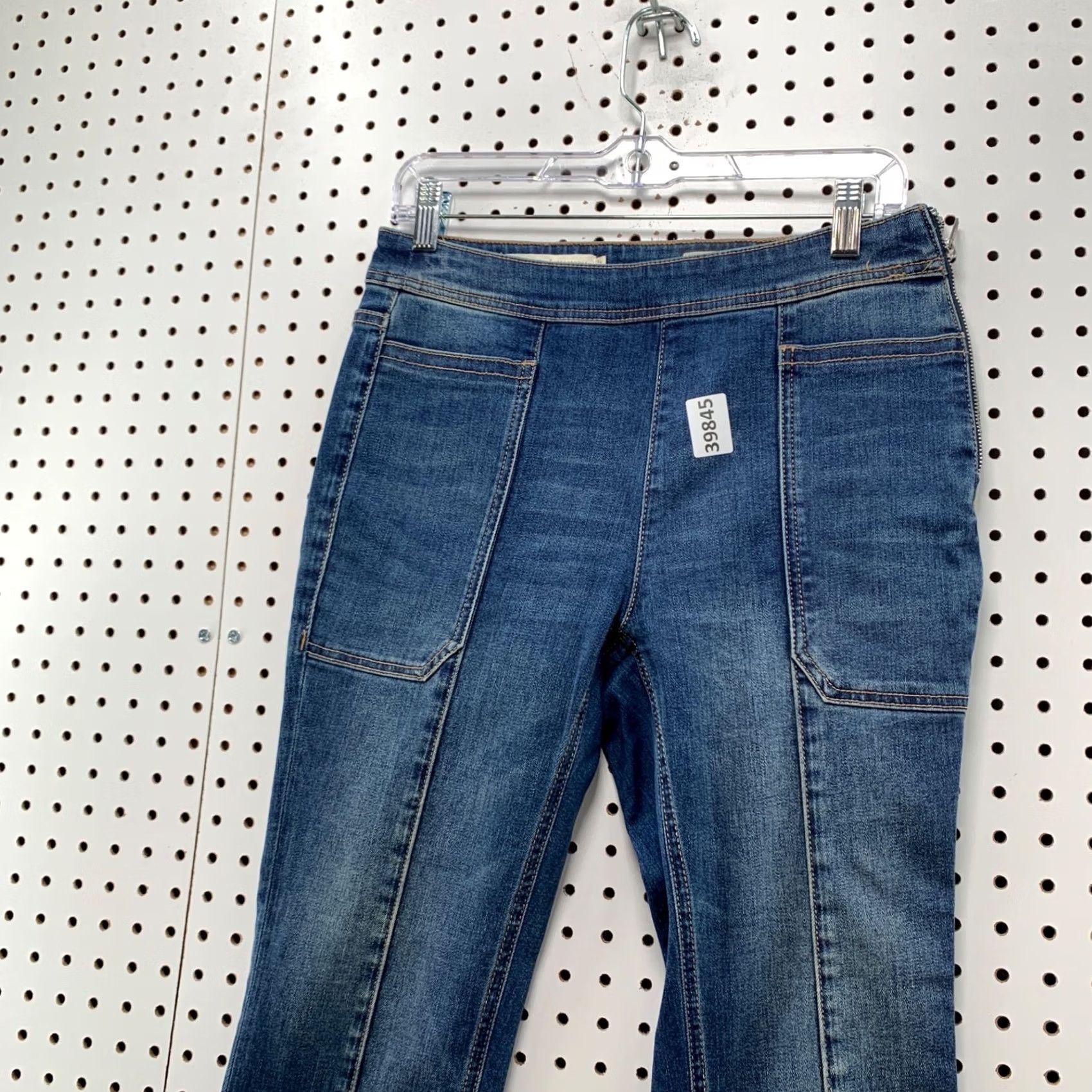 Vintage Pilcro Denim Jeans Womens 27 Flared Blue 27x26 Jeans Size 27" / US 4 / IT 40 - 4 Thumbnail