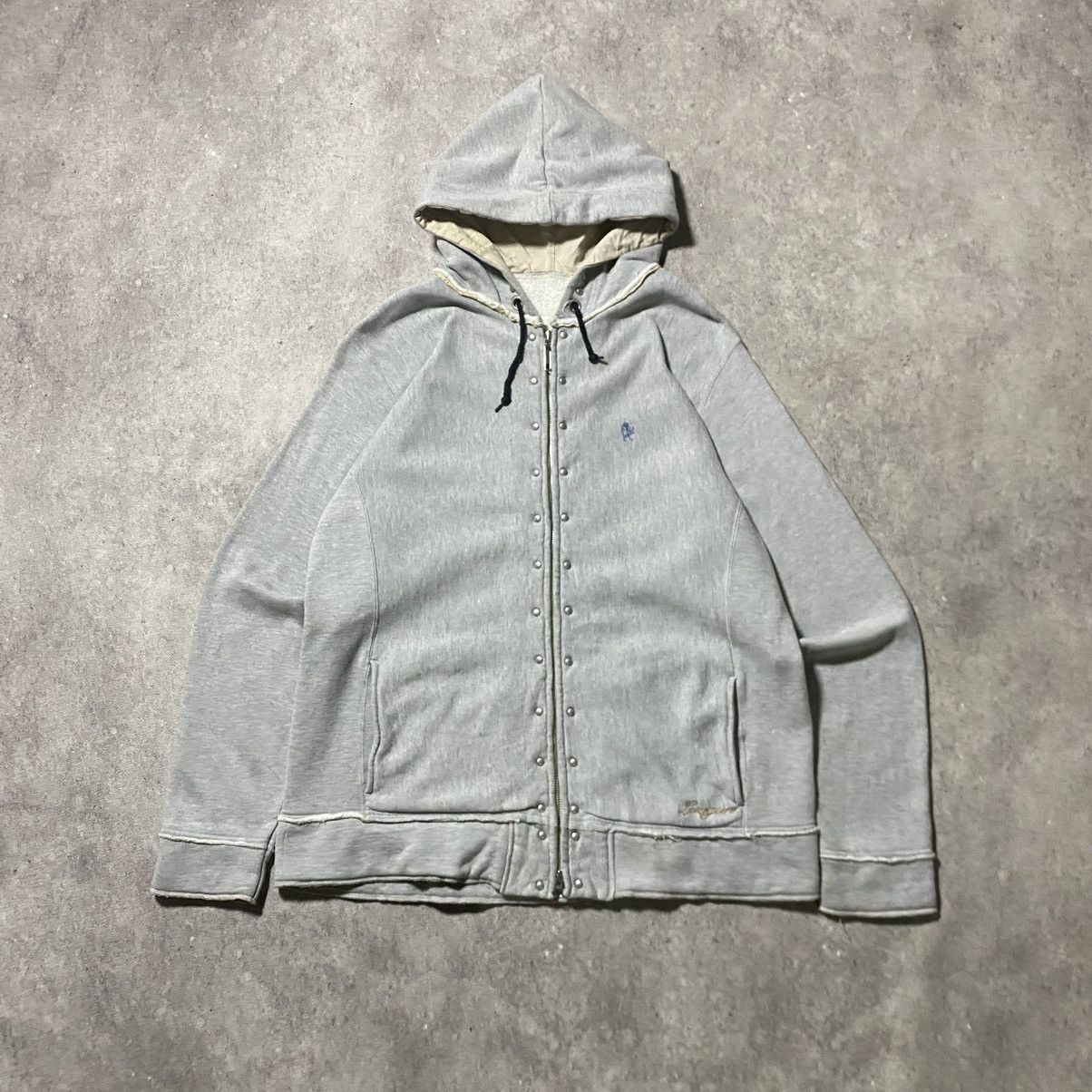 If Six Was Nine Japanese Luvgun Studded Double Zip Hoodie Size US L / EU 52-54 / 3 - 1 Thumbnail
