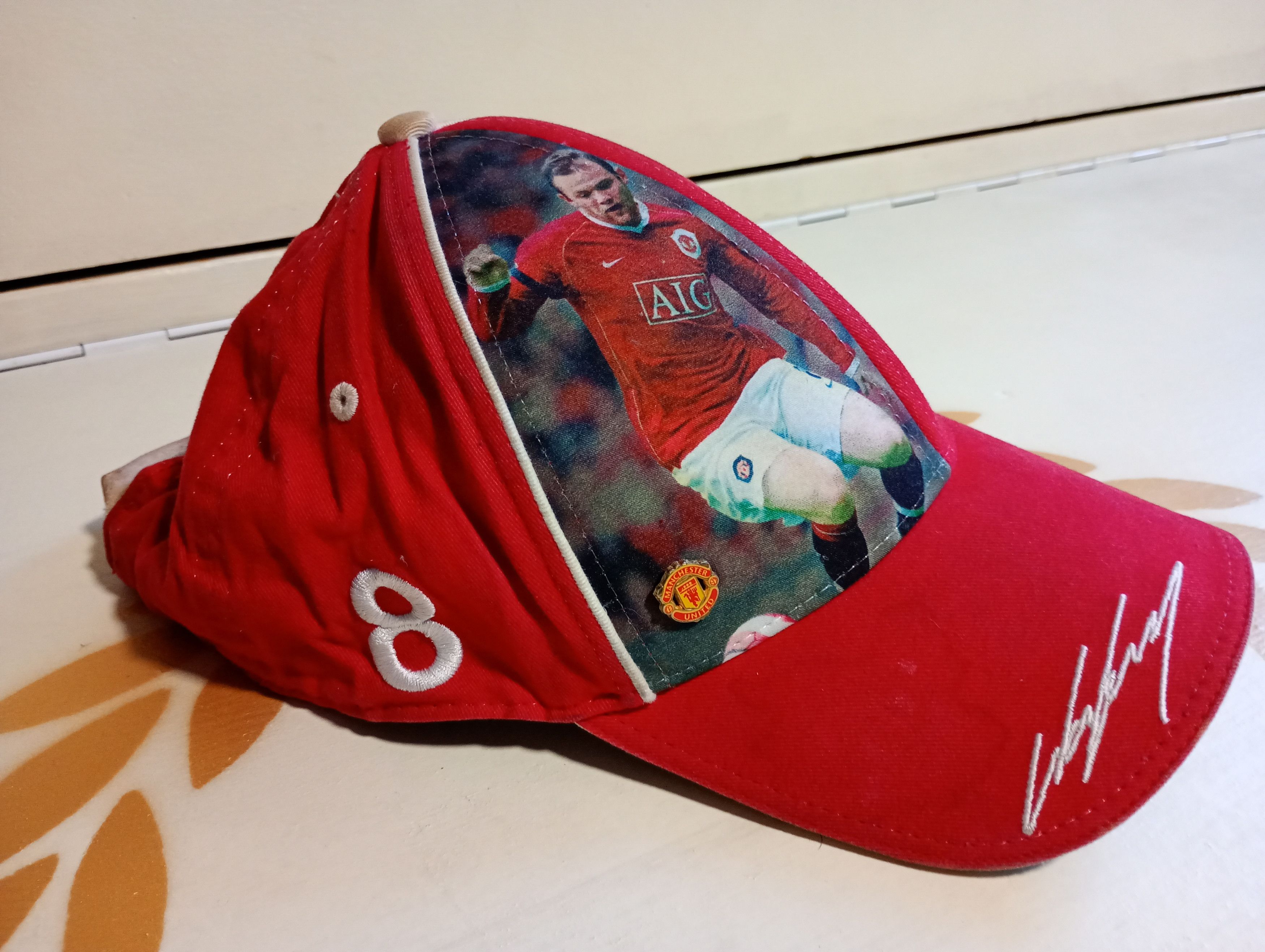 Other Manchester United #8 Rooney Fan's Cap 2006-2007 Size ONE SIZE - 6 Thumbnail