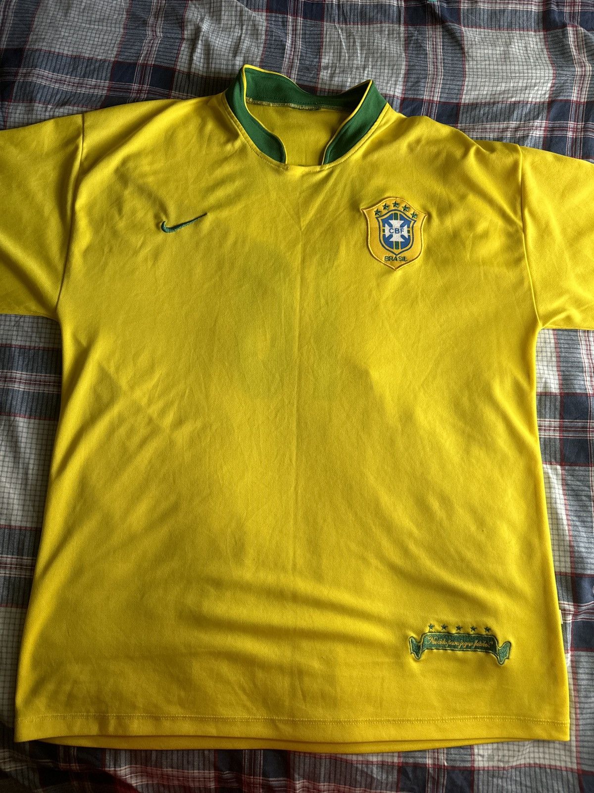 Other Brazil Ronaldoho (10) Jersey Size US XL / EU 56 / 4 - 6 Thumbnail