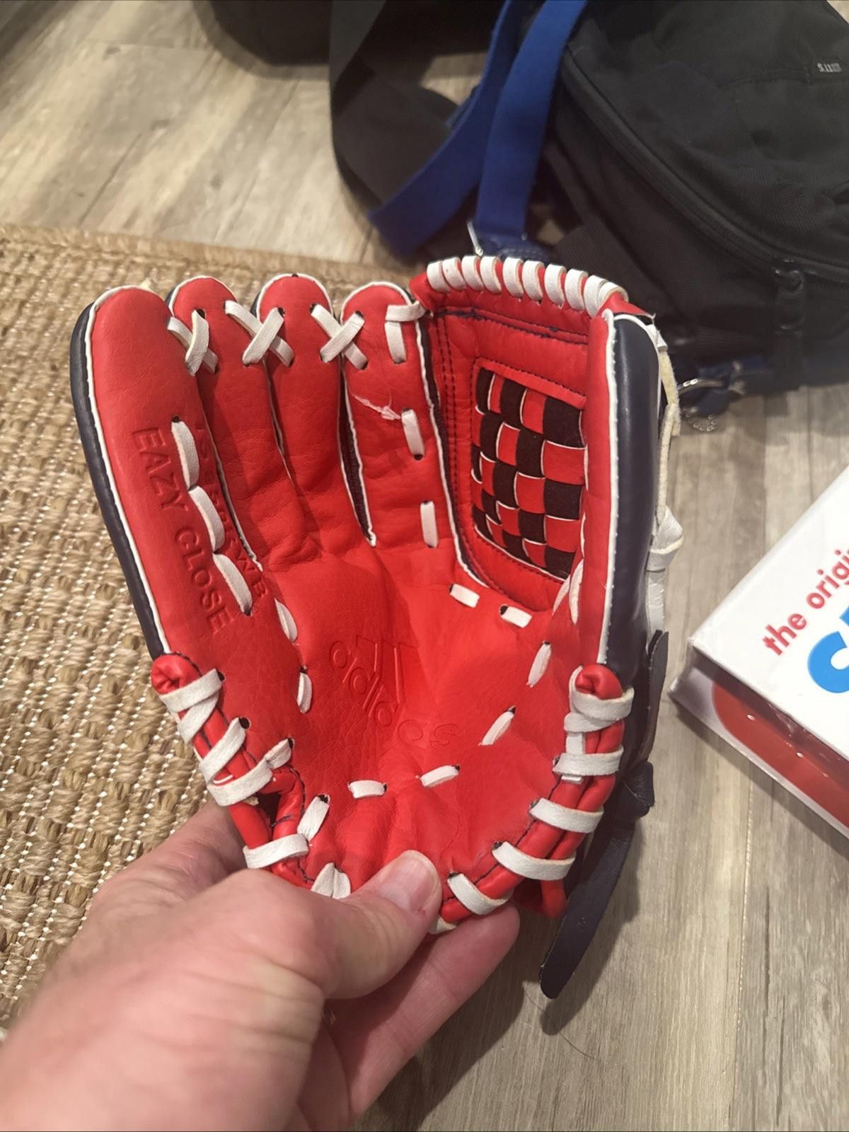 Adidas Adidas Youth Baseball Glove Easy Close Pocket Size ONE SIZE - 3 Thumbnail