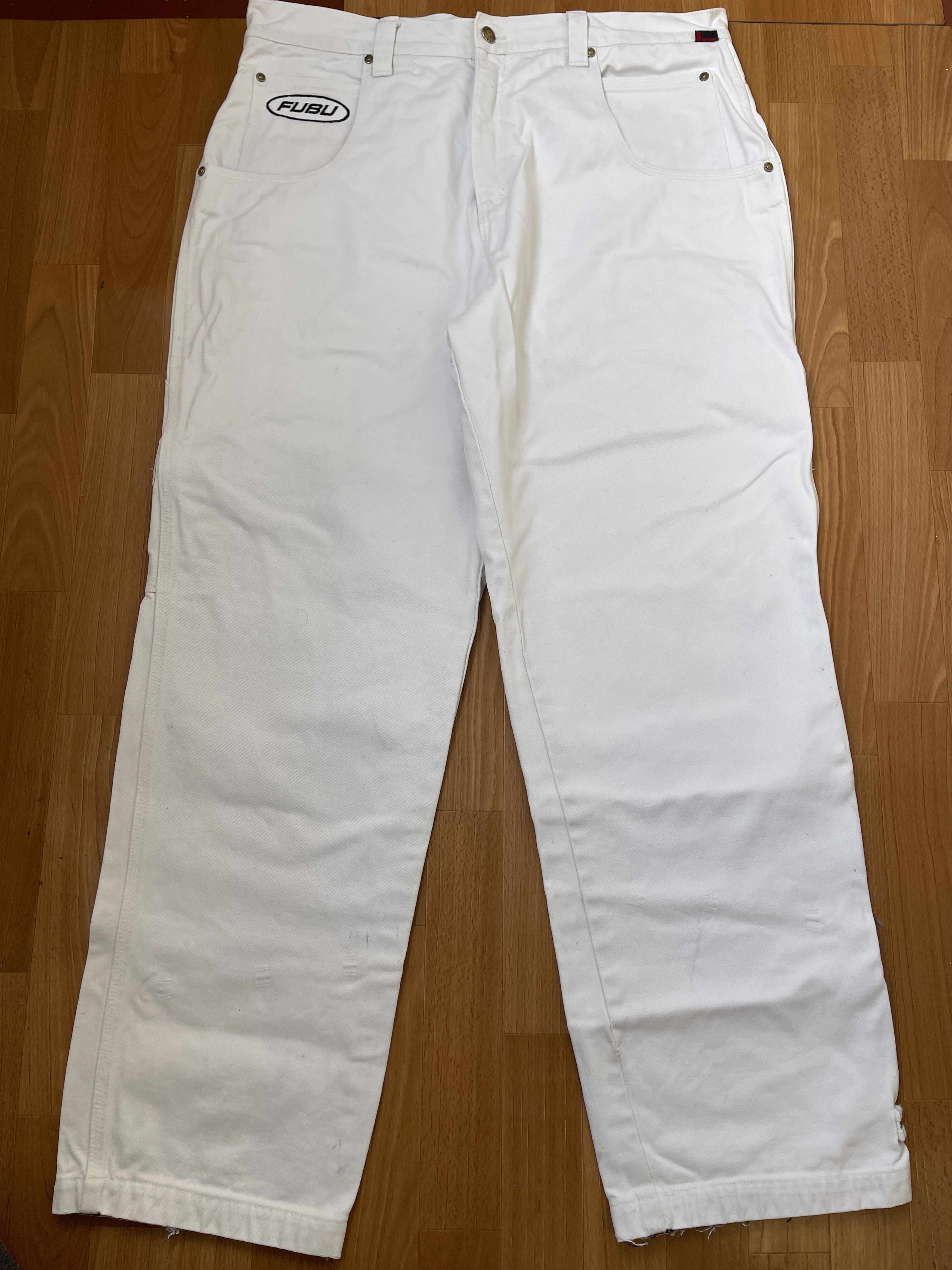 Fubu FUBU jeans, vintage baggy jeans, 90s hip hop skater Y2K 38 Size US 38 / EU 54 - 3 Thumbnail