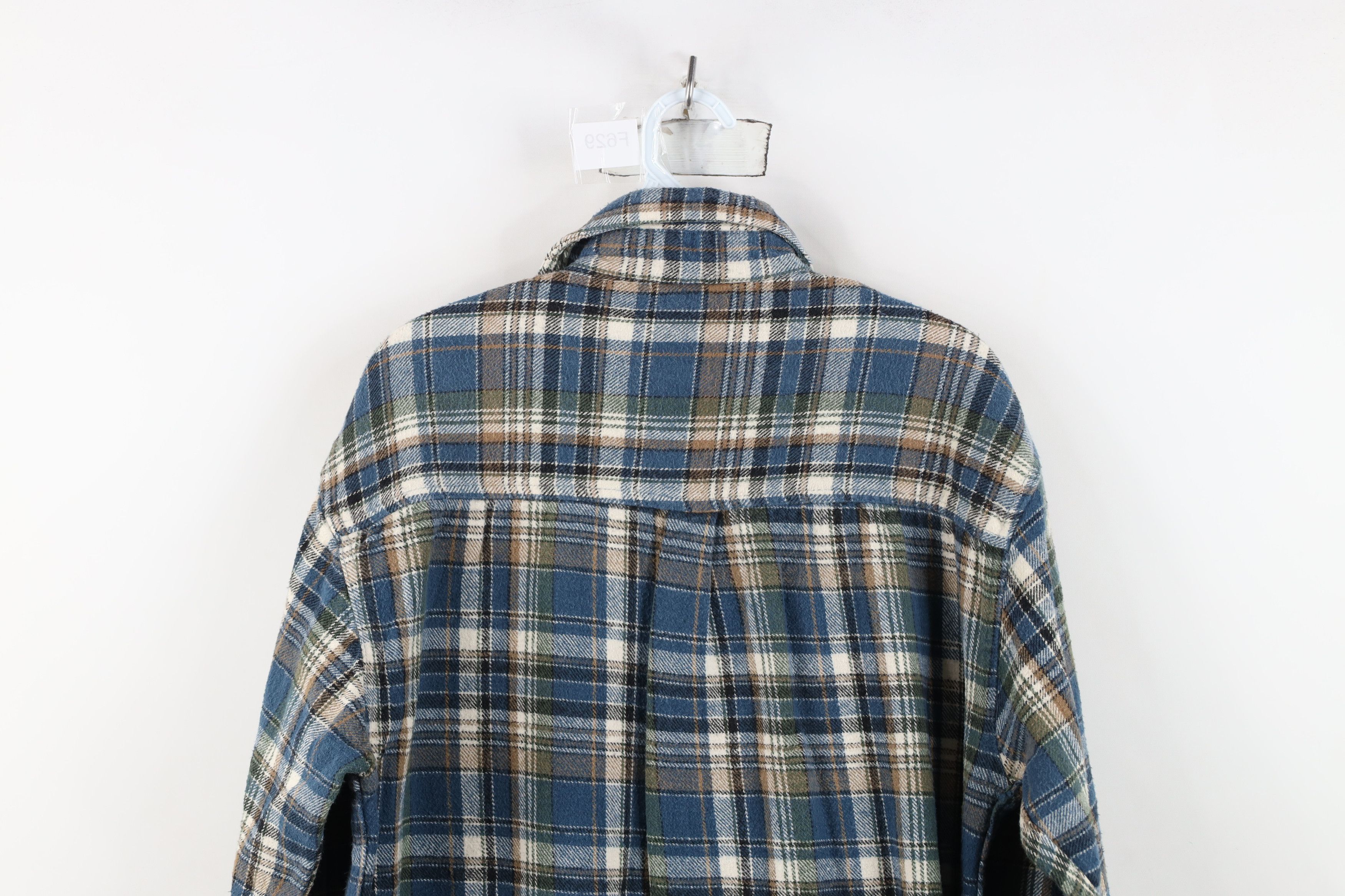 Vintage Vintage 90s Streetwear Heavyweight Collared Button Shirt Size US L / EU 52-54 / 3 - 11 Thumbnail