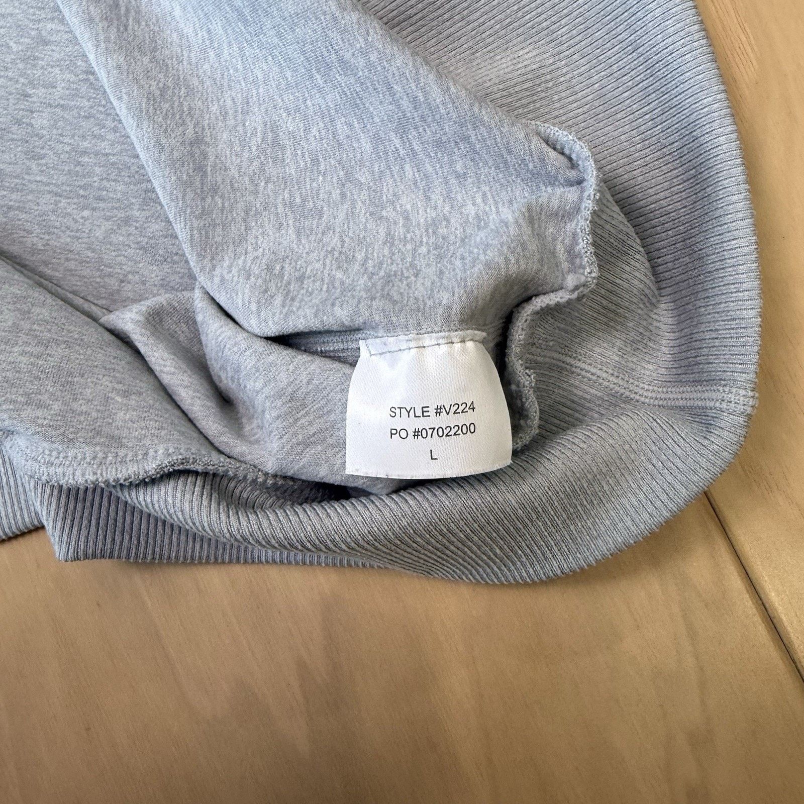 Vuori Vuori Ponto Performance Crew Large Gray Lightweight Pullover Size US L / EU 52-54 / 3 - 7 Thumbnail