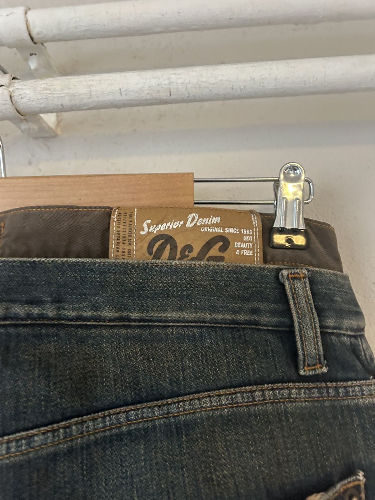 Dolce & Gabbana D&G Distressed Cargo Denim Jeans with Pocket Detail Size US 34 / EU 50 - 6 Thumbnail