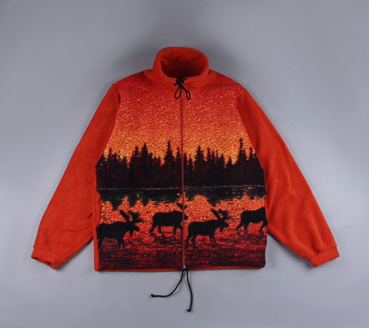 Vintage Vintage Full Zip Fleece Jacket All Over 90s Animal Finland M Size US M / EU 48-50 / 2 - 1 Thumbnail
