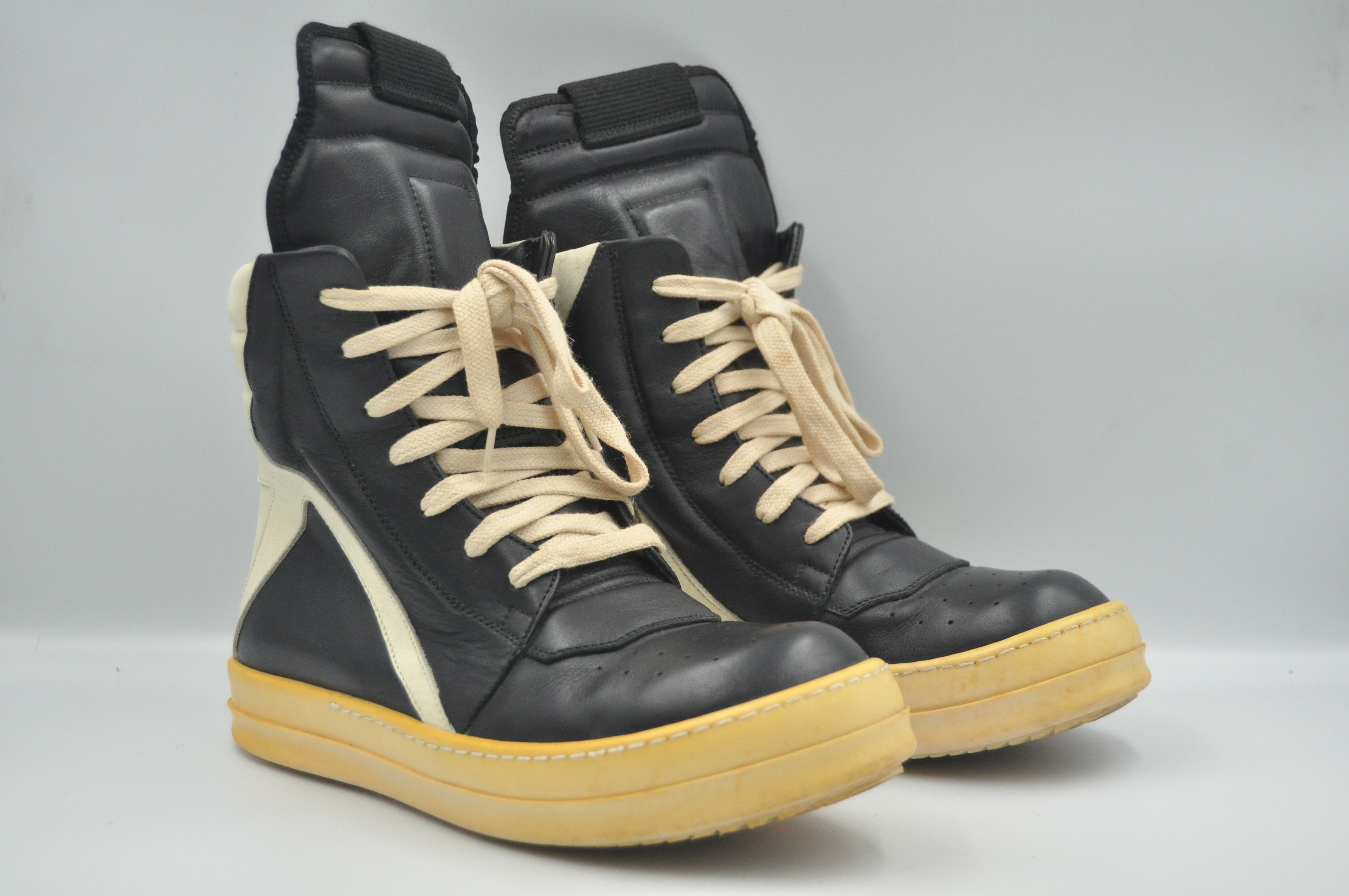 image of Rick Owens - S/s 16 - Geobasket Shoes in Black, Women's