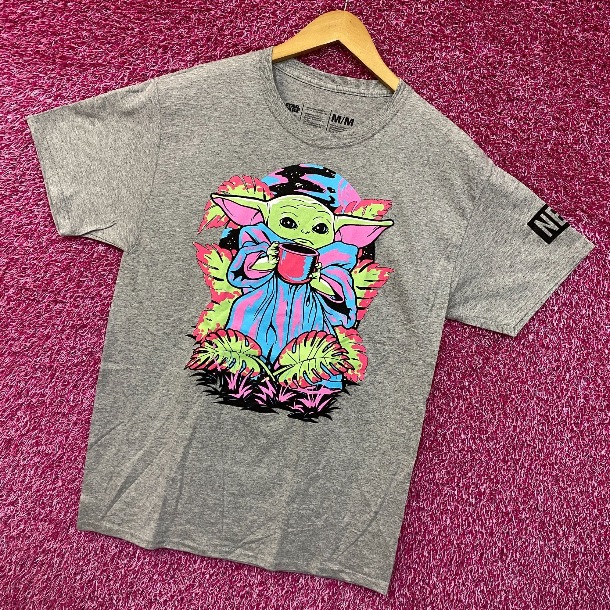 Star Wars Star Wars Grogu Neon Tshirt size medium Size US M / EU 48-50 / 2 - 3 Thumbnail