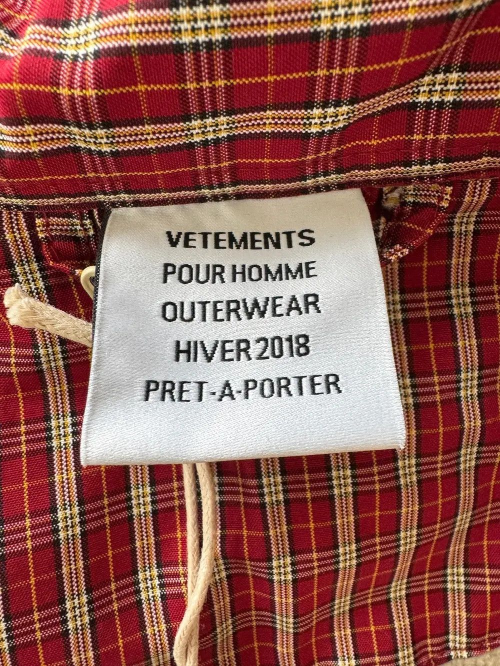Vetements Vetements Plaid Puffer Shirts Jacket AW16 17AW padded demna Size US S / EU 44-46 / 1 - 5 Thumbnail