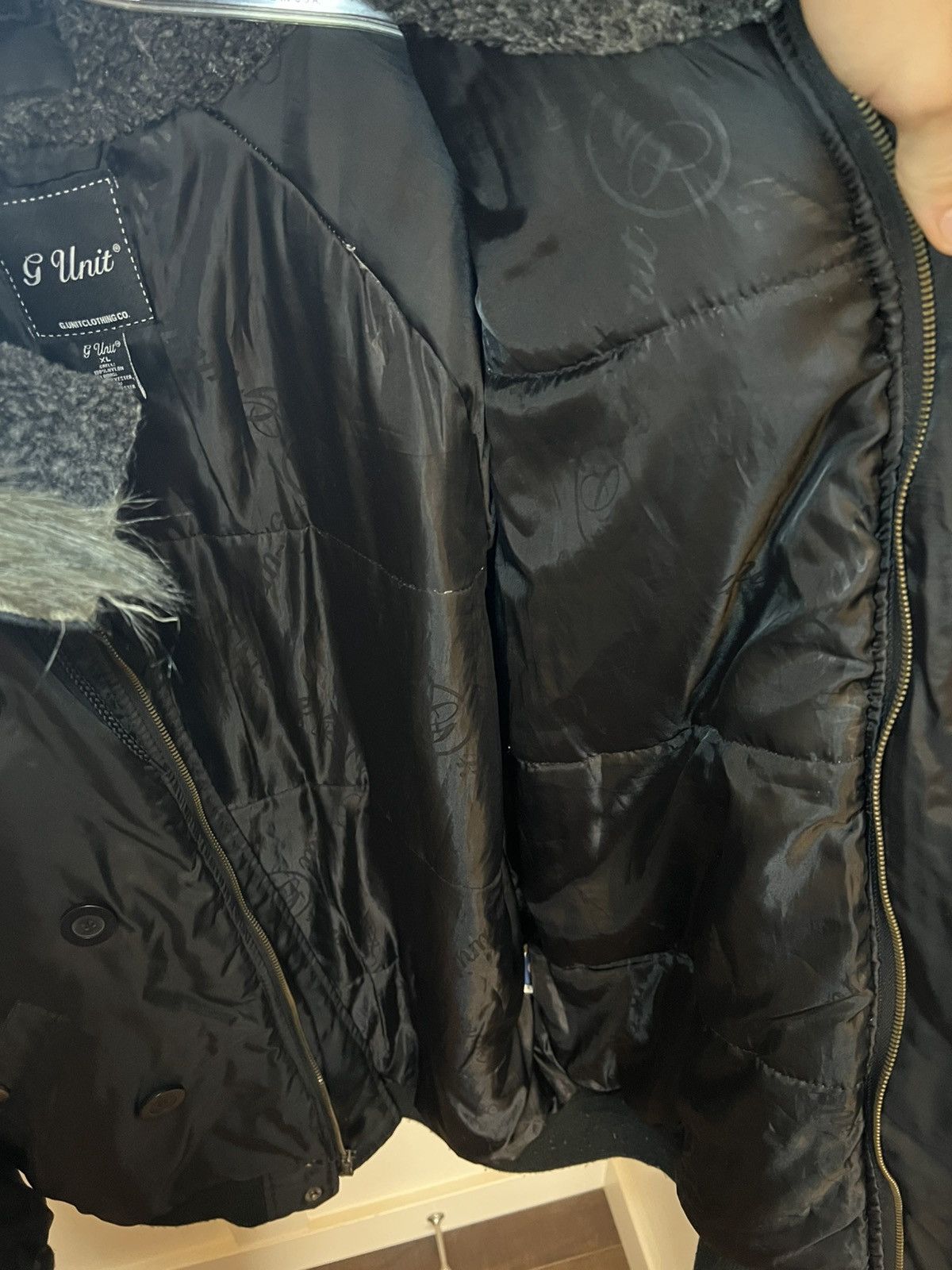G-Unit Vintage G-Unit brand fur split hood bomber jacket Size US XL / EU 56 / 4 - 15 Thumbnail