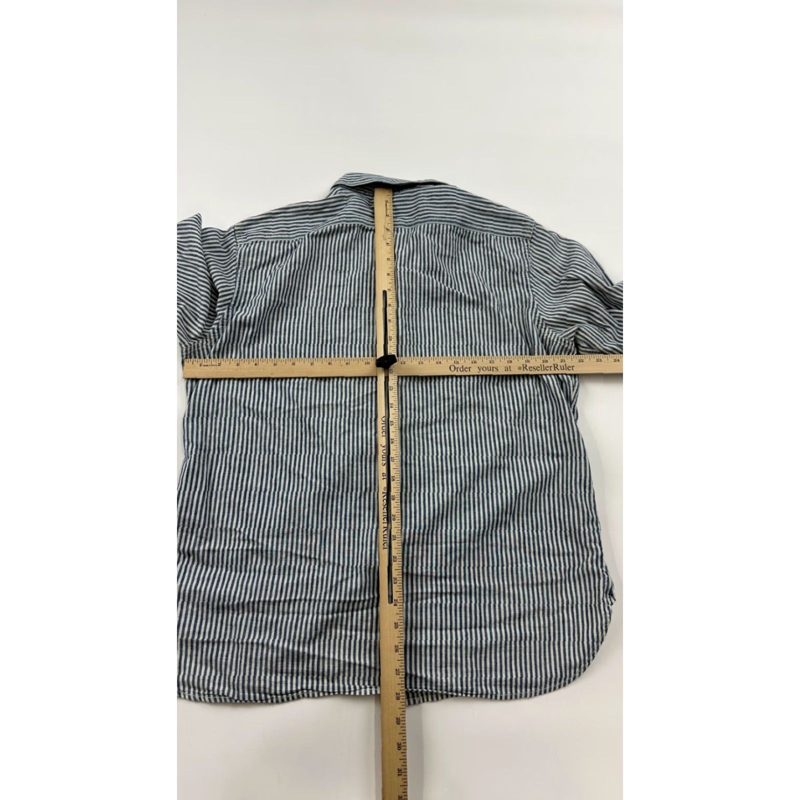 Gap Gap Button-Up Shirt Mens Large Blue Striped Long Sleeve Collared Casual Workwear Size US L / EU 52-54 / 3 - 7 Thumbnail