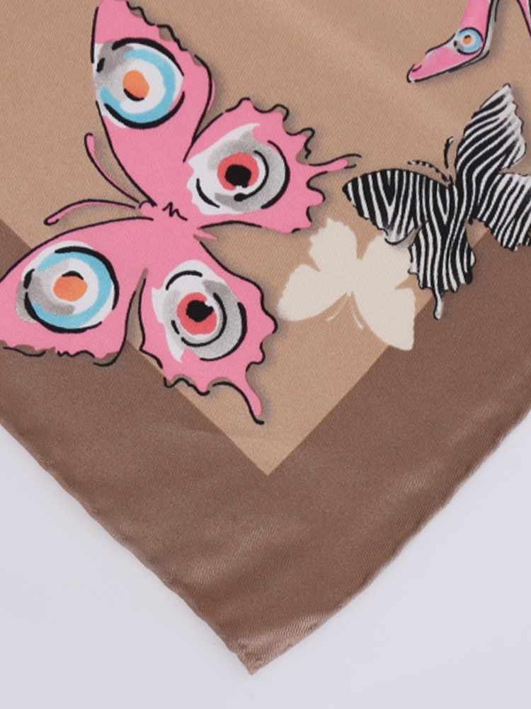 Salvatore Ferragamo o1s1rm1024 Size: 90x90 Cm / Scarf in Multicolor Size ONE SIZE - 6 Thumbnail