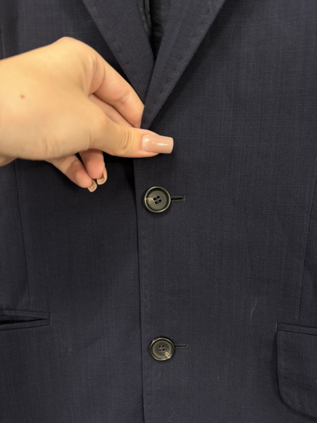 Louis Vuitton Louis Vuitton Uniform Navy Classic Luxury Wool Blazer Size 40R - 5 Thumbnail