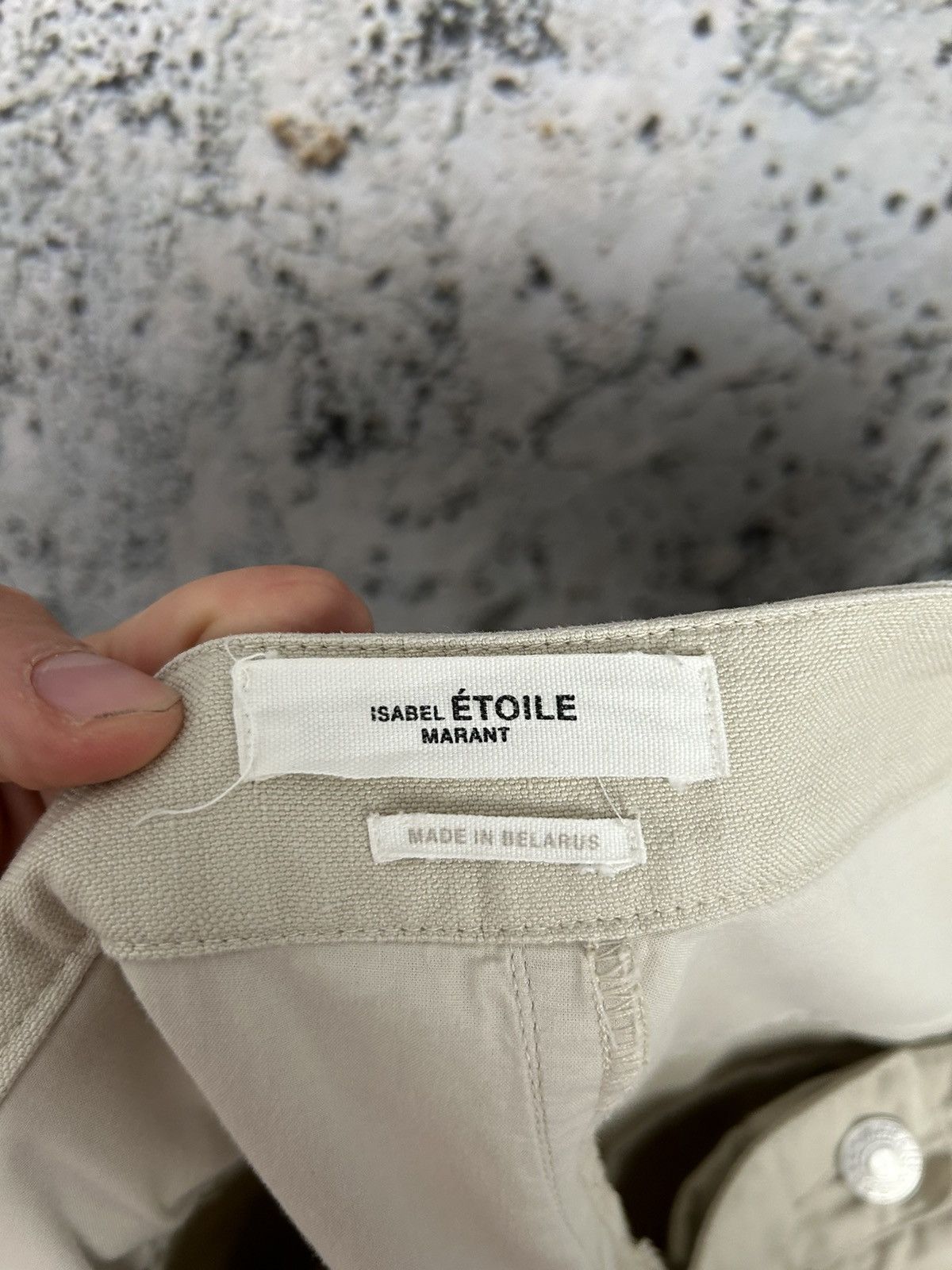 Isabel Marant Vintage Isabel Marant Etoile Beige Worker Pants Designer Size 30" / US 8 / IT 44 - 5 Thumbnail