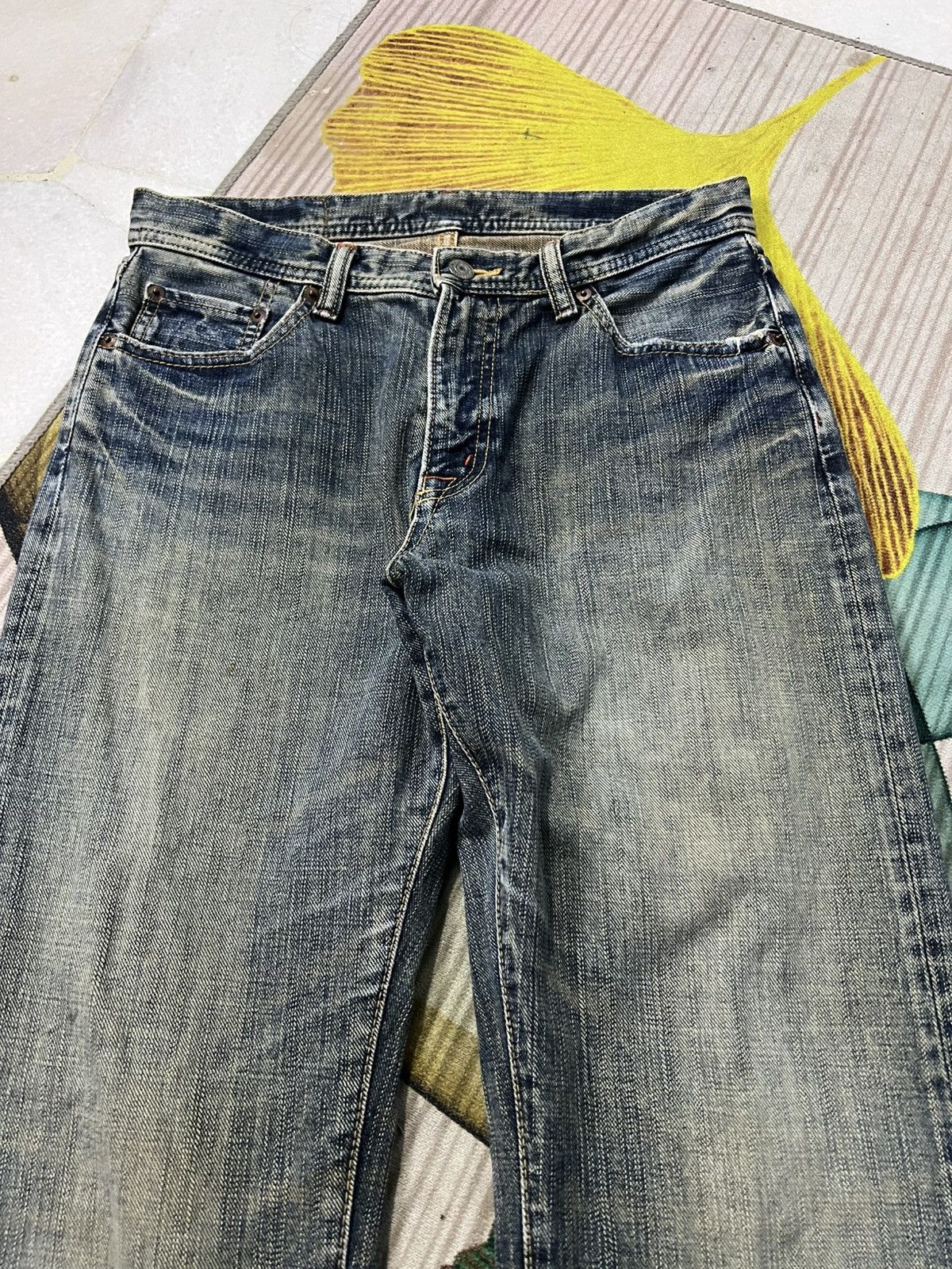Japanese Brand Vintage GL Heart Faded Rusty Jean Very Rare Size US 30 / EU 46 - 3 Thumbnail