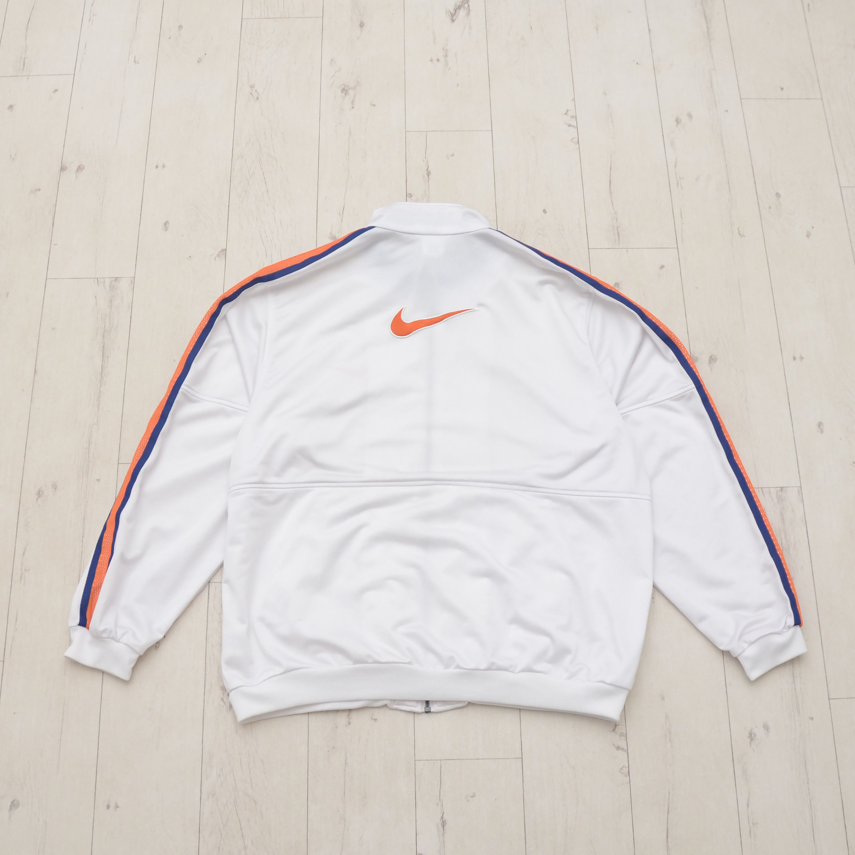 Nike Vintage Nike 90s Y2K Track Jacket XL White Big Logo Retro Size US XL / EU 56 / 4 - 14 Thumbnail