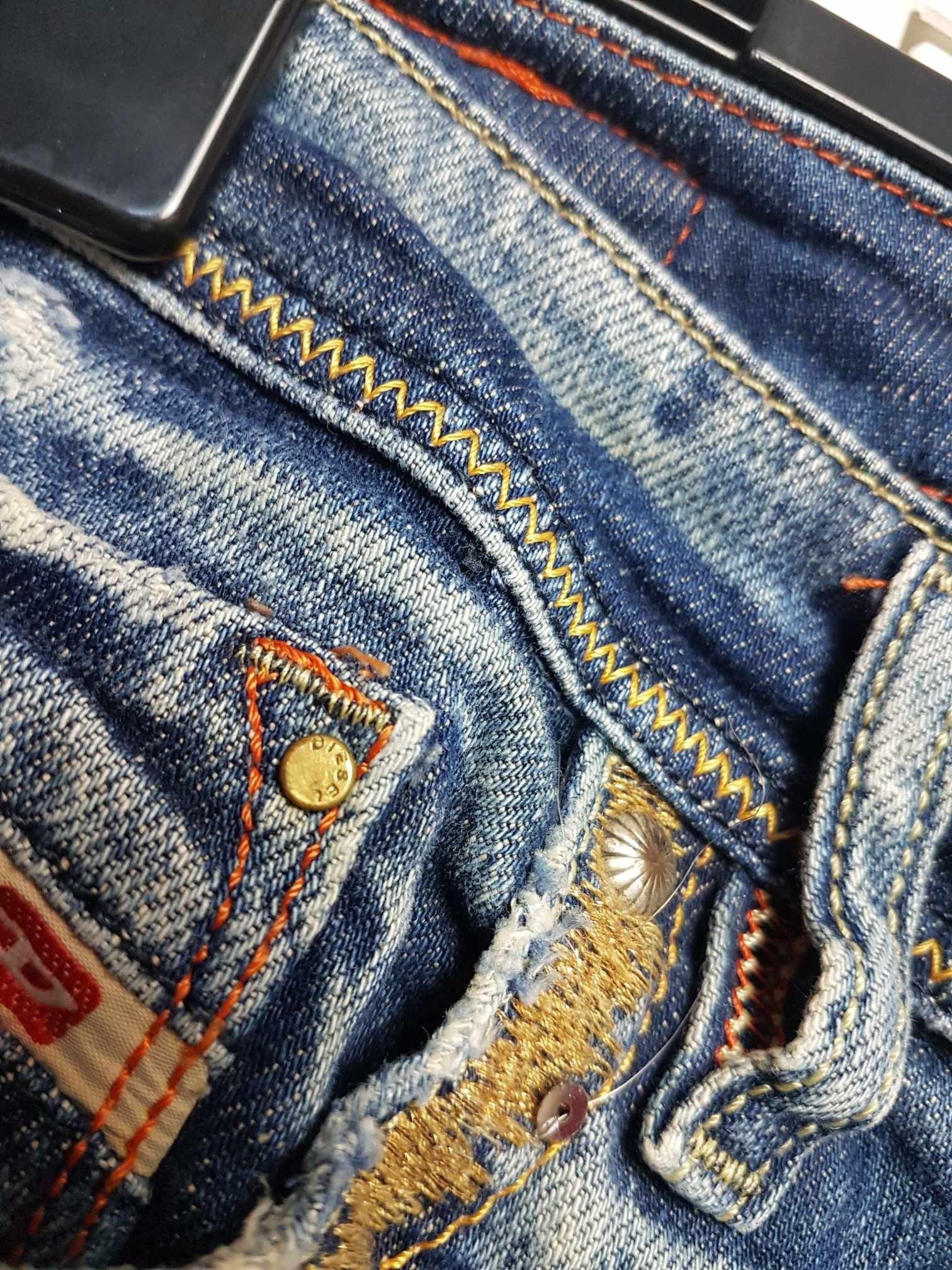 Diesel × Vintage Diesel Lowky jeans Vintage low rise W29 bootcut Flare Size 29" - 6 Thumbnail