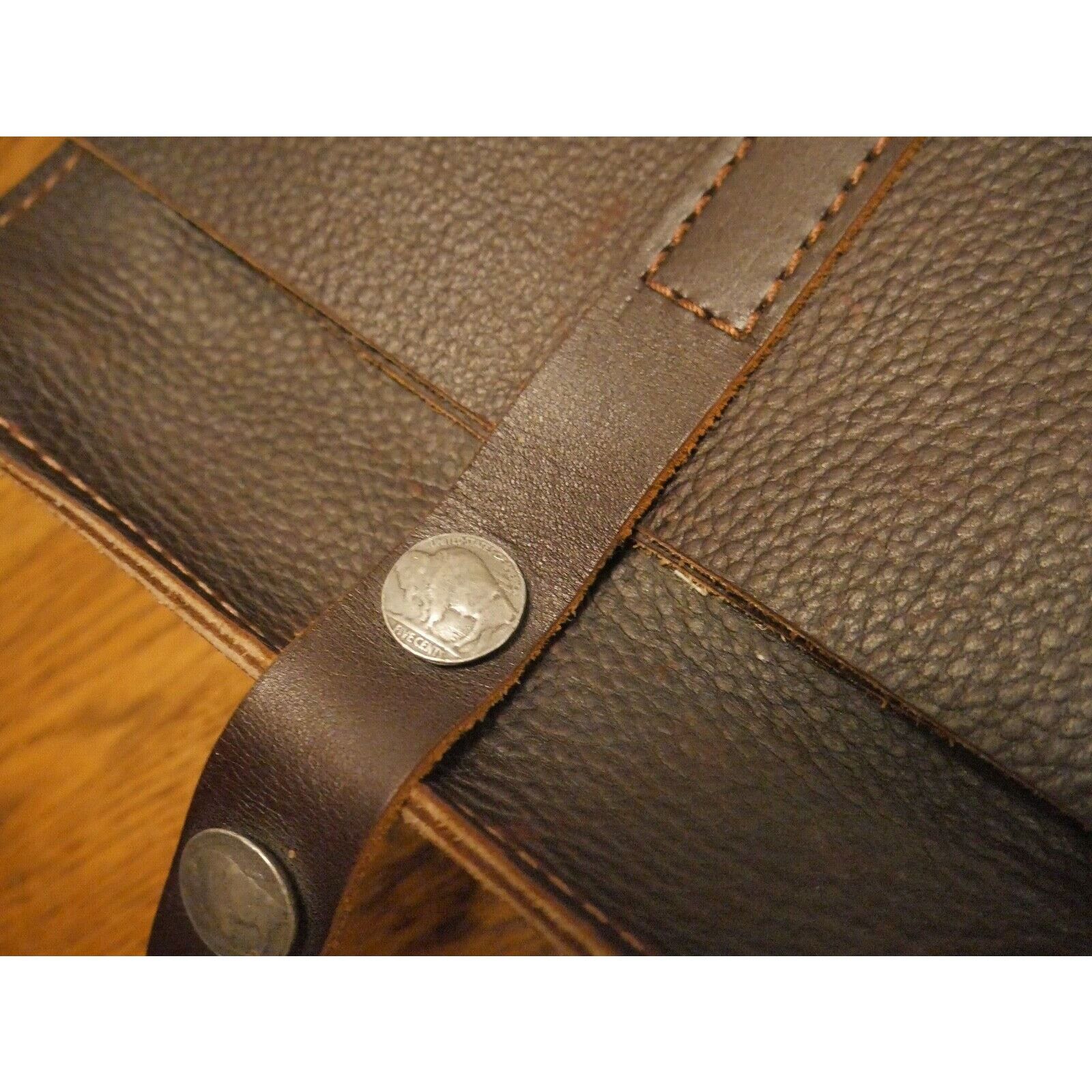 Vintage Vintage Stickman Leather Crossbody Bag USA BUFFALO NICKEL Size ONE SIZE - 5 Thumbnail