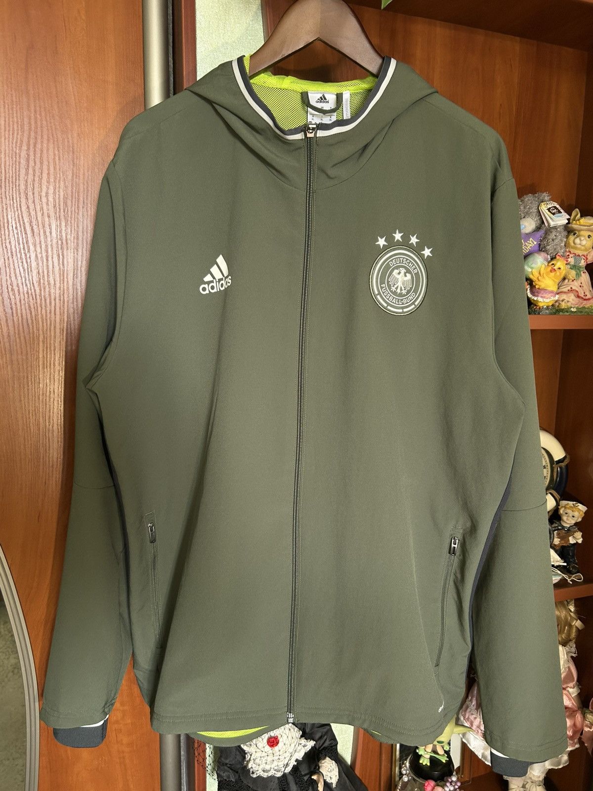 Adidas Germany Adidas 16-17 Football Jacket Soccer Track Hooded XL Size US XL / EU 56 / 4 - 3 Thumbnail