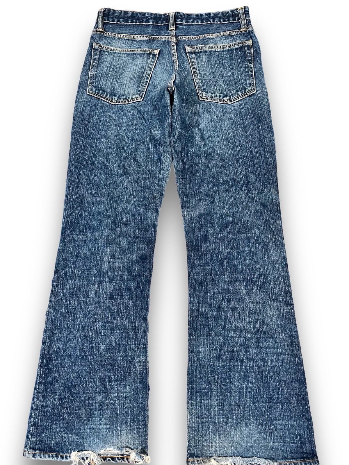 Johnbull Vintage Johnbull Kojima Flare Bootcut Indigo Denim Size US 31 - 4 Thumbnail