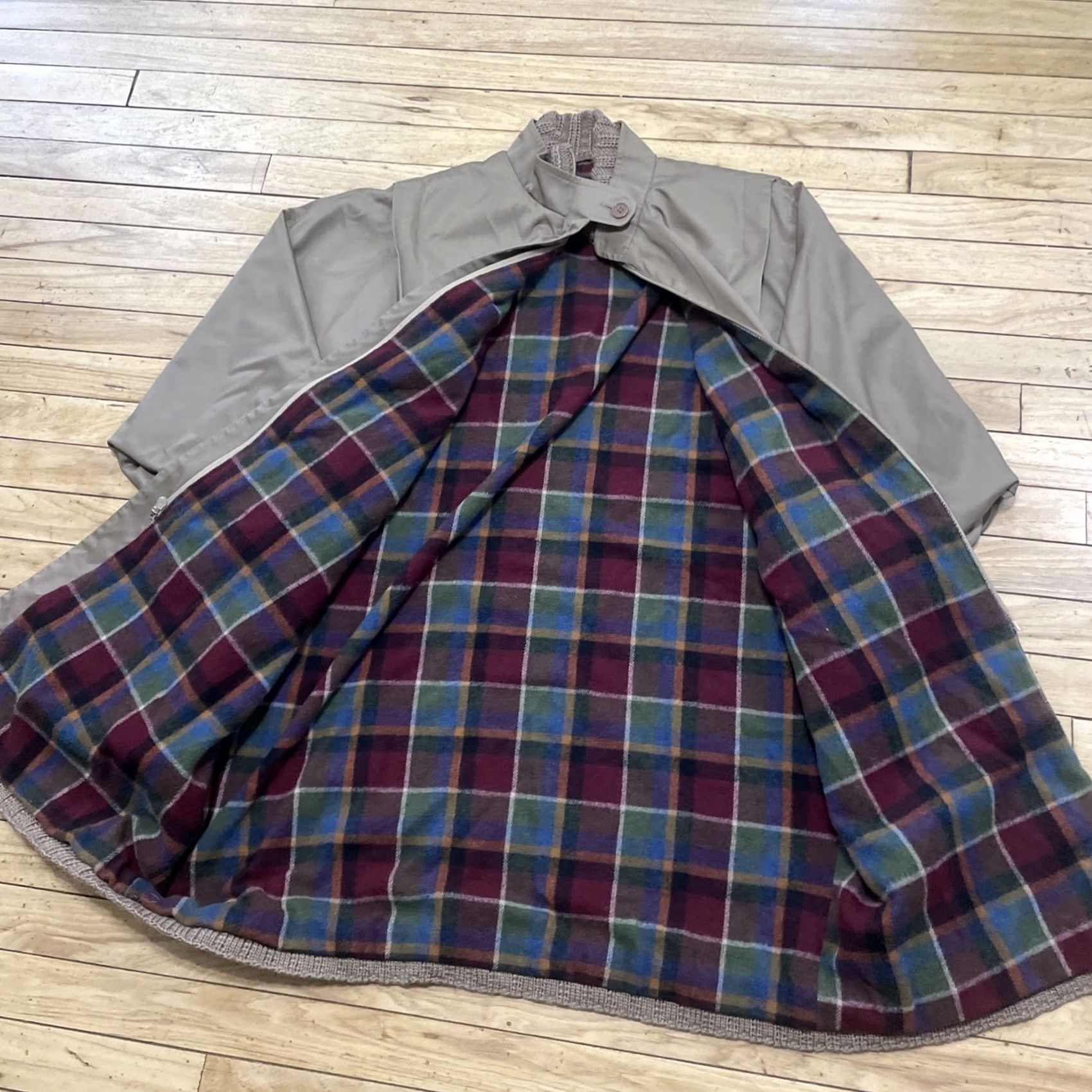 Nique VINTAGE FoxRun Plaid Flannel Line Canvas Coat Jacket Men XL Brown Unique Retro Cut Jacket Size US XL / EU 56 / 4 - 7 Thumbnail