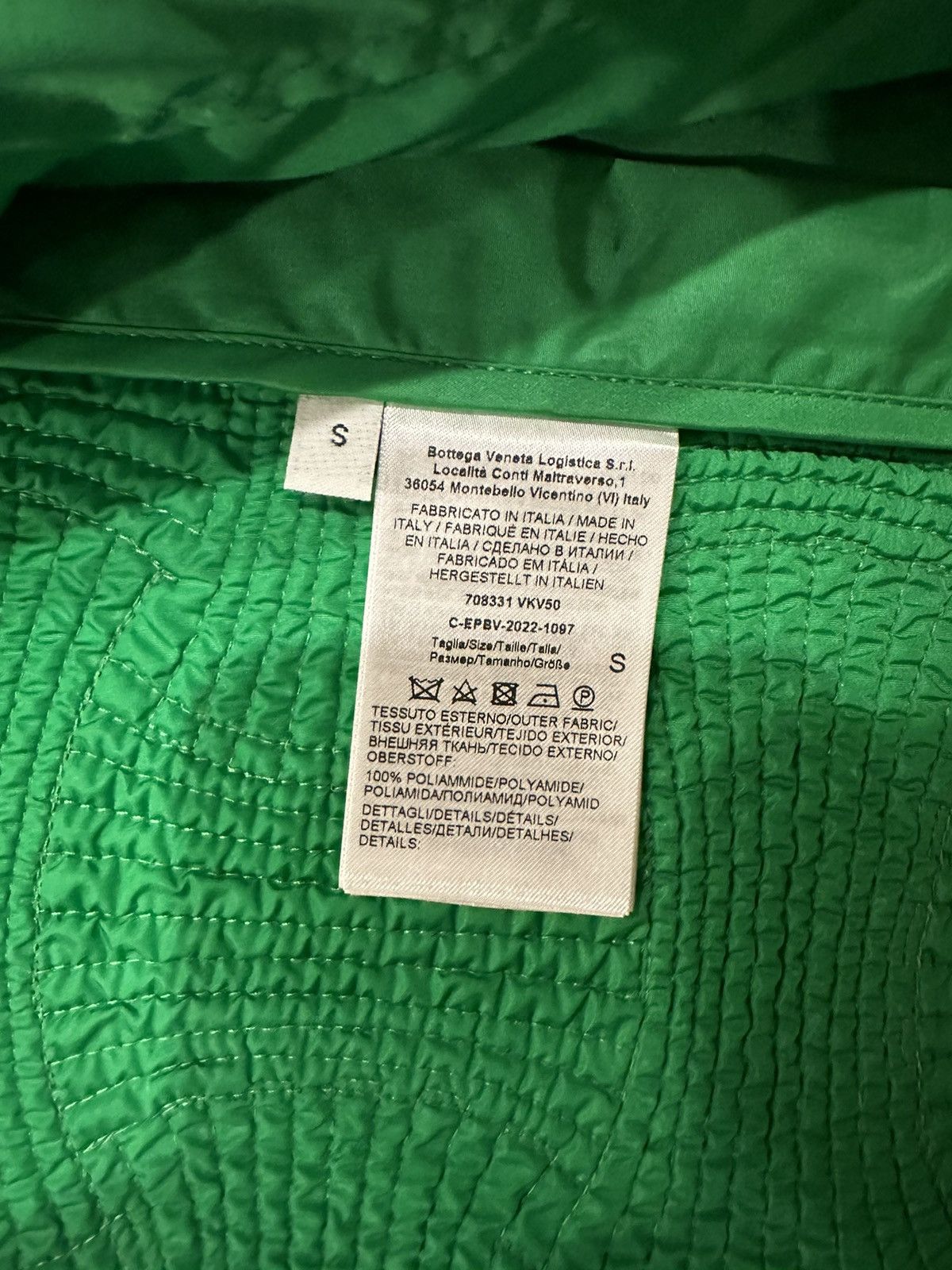 Bottega Veneta Bottega Veneta Green Inrecciato Padded Shell Gilet Vest Size US S / EU 44-46 / 1 - 9 Thumbnail
