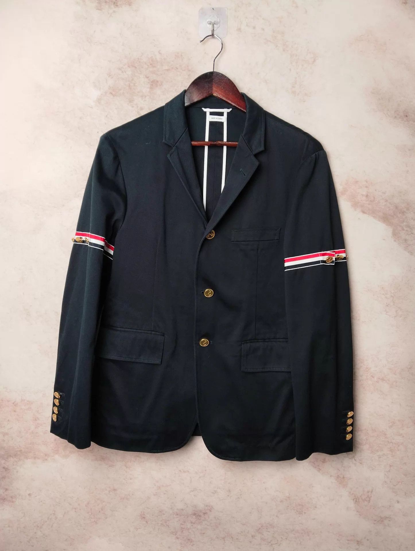 Thom Browne Thom Browne TB Striped Suit Jacket Size 1 95 New Size US S / EU 44-46 / 1 - 1 Thumbnail