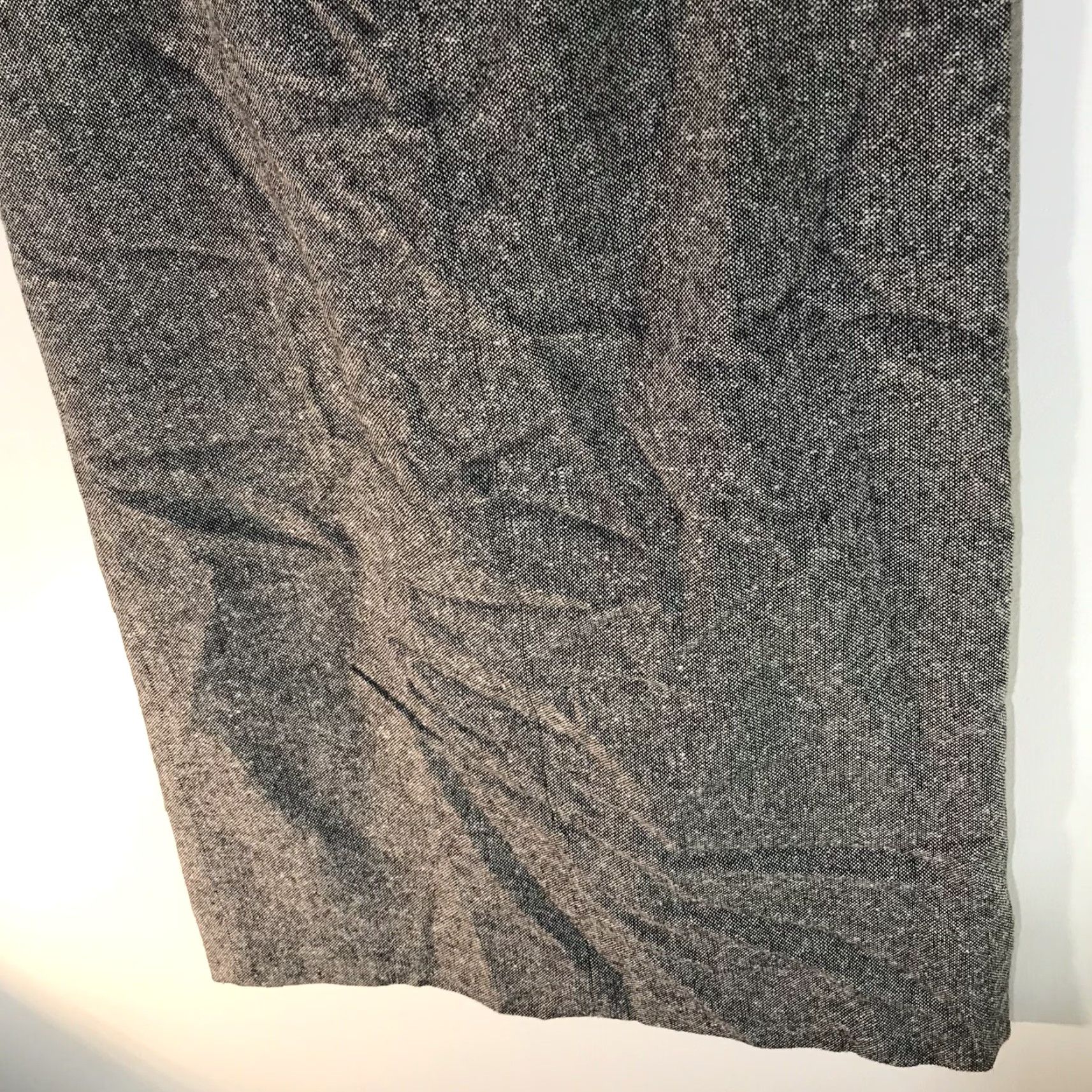 Vintage Pursuits Ltd Blk/Wht Marled Wool Blend Midi Skirt Womens Size 10 Size 32" / US 10 / IT 46 - 3 Thumbnail