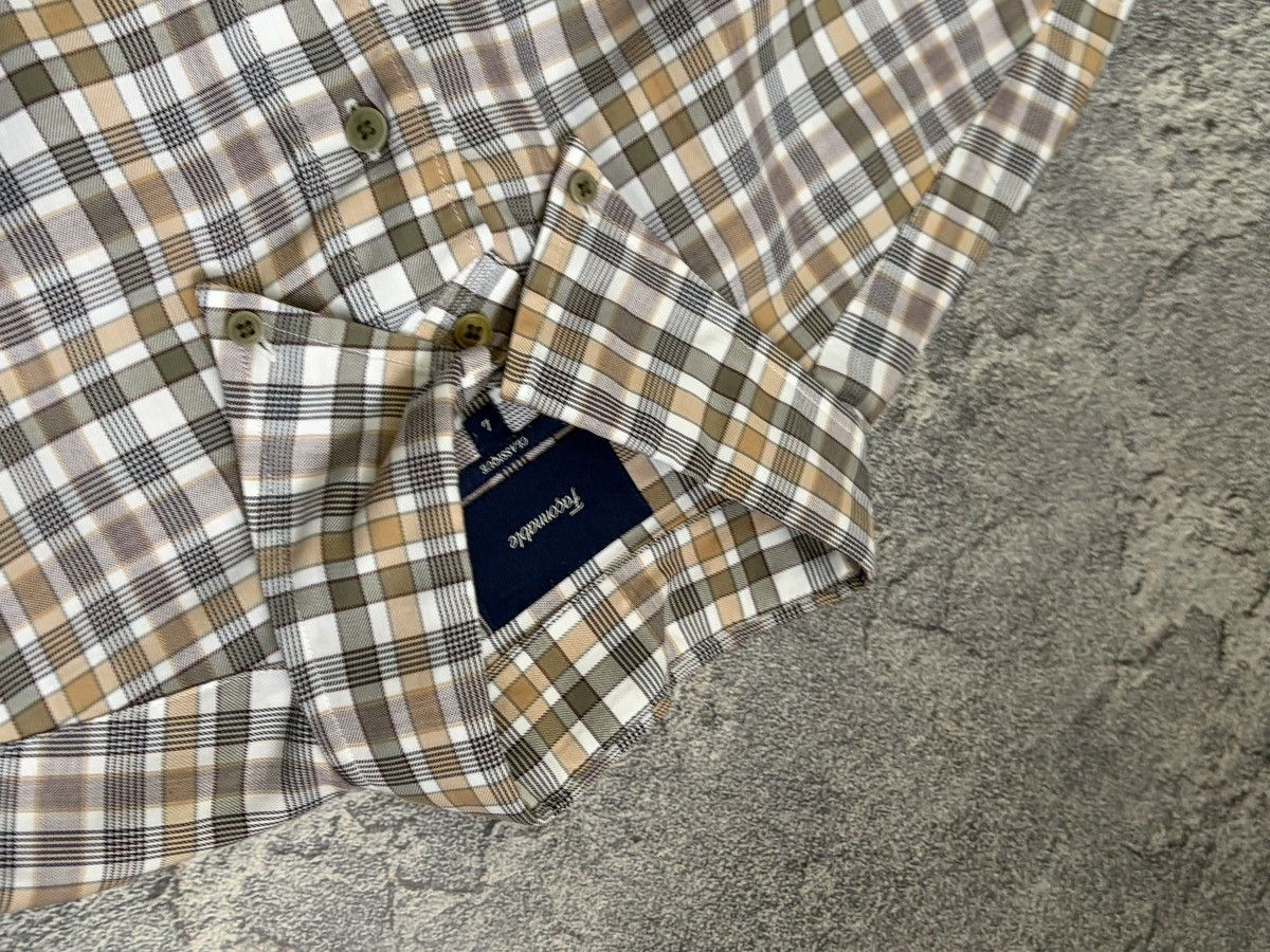 Faconnable Façonnable Plaid Cotton Button Down Shirt Large Size US L / EU 52-54 / 3 - 4 Thumbnail