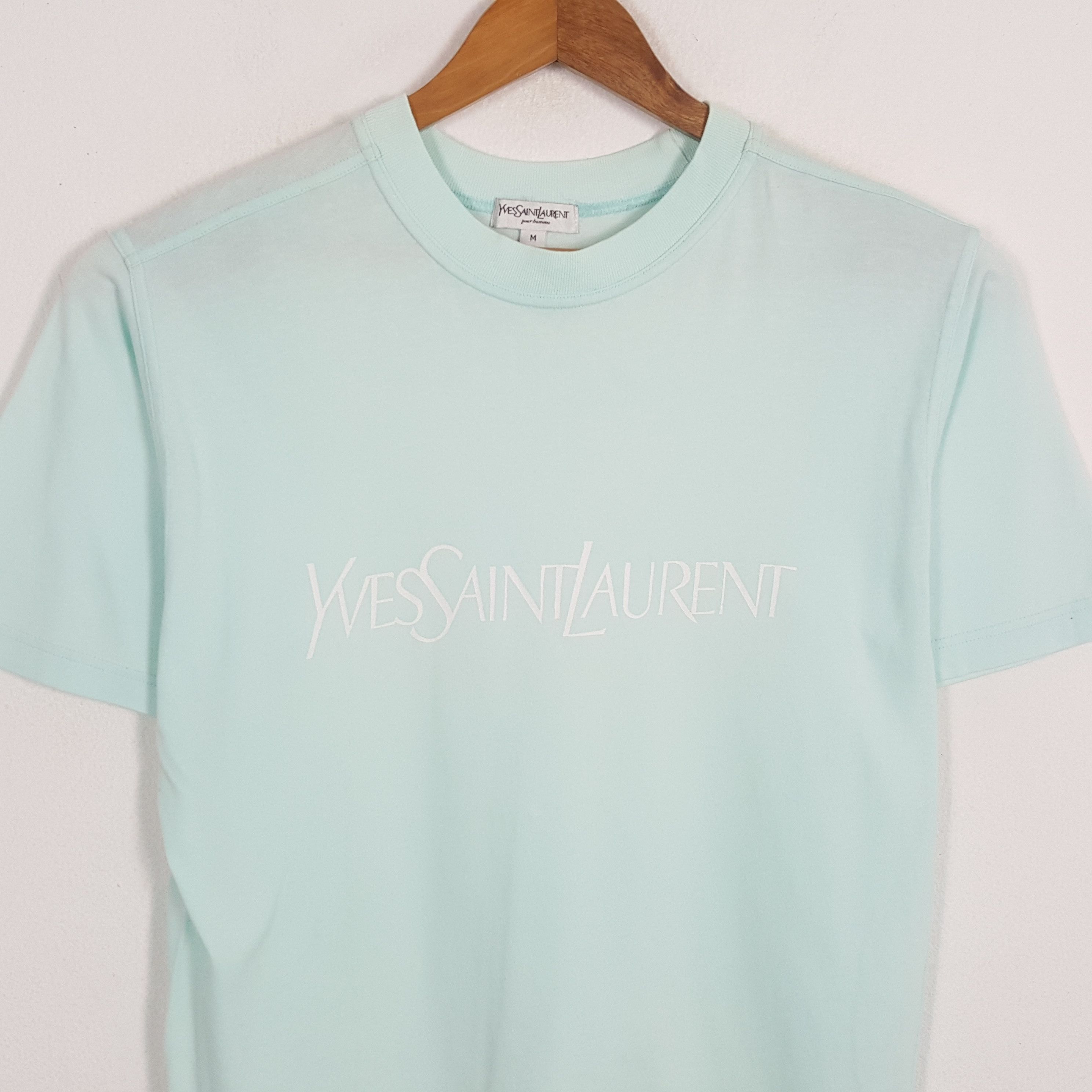 Vintage × Yves Saint Laurent Vintage YVES SAINT LAURENT Italian Fashion Brand T-Shirts Size US L / EU 52-54 / 3 - 2 Thumbnail