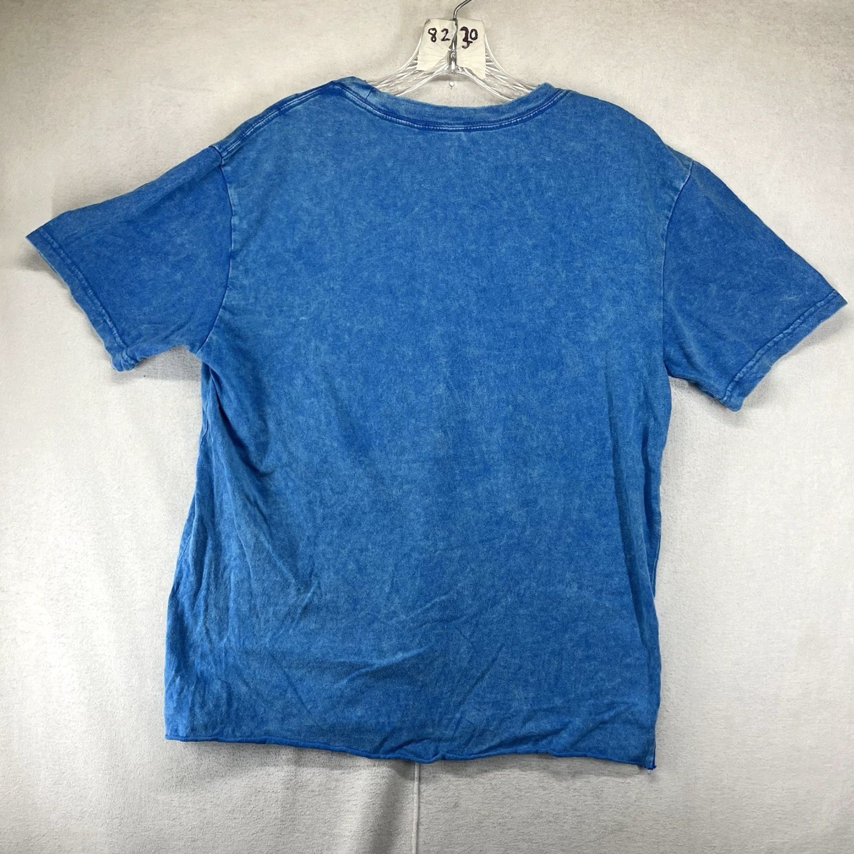 VIBE Metallica T-Shirt 2020s Unisex Short Sleeve Crew Neck Graphic Print Skull Beach Vibe Oversized Blue Small Size US S / EU 44-46 / 1 - 3 Thumbnail