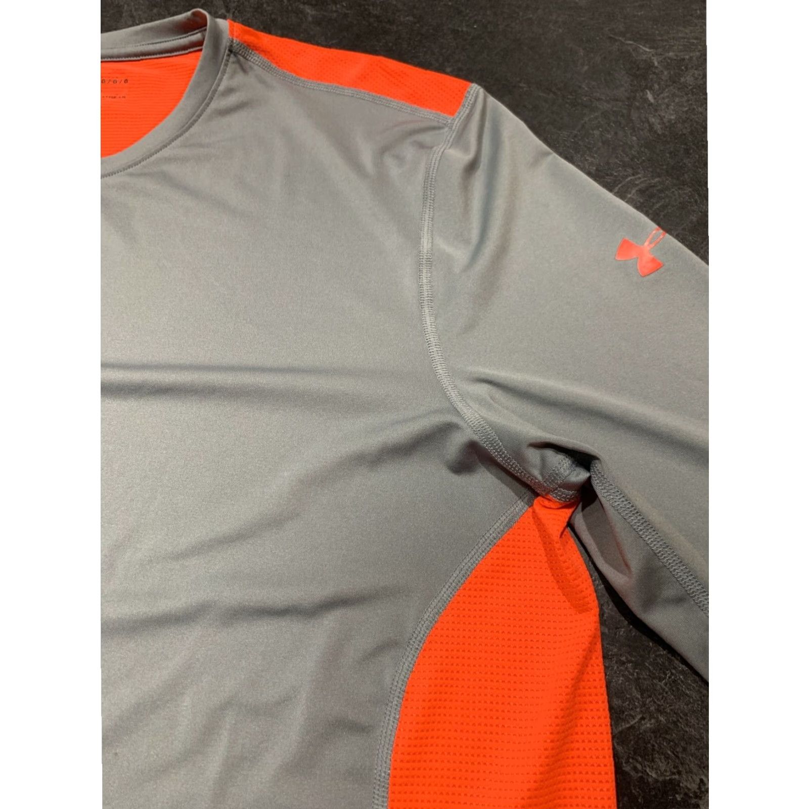 Under Armour Under Armour Mens Slim Fit 3/4 Sleeve Gray T Shirt Activewear Gym Training Large Size US L / EU 52-54 / 3 - 3 Thumbnail