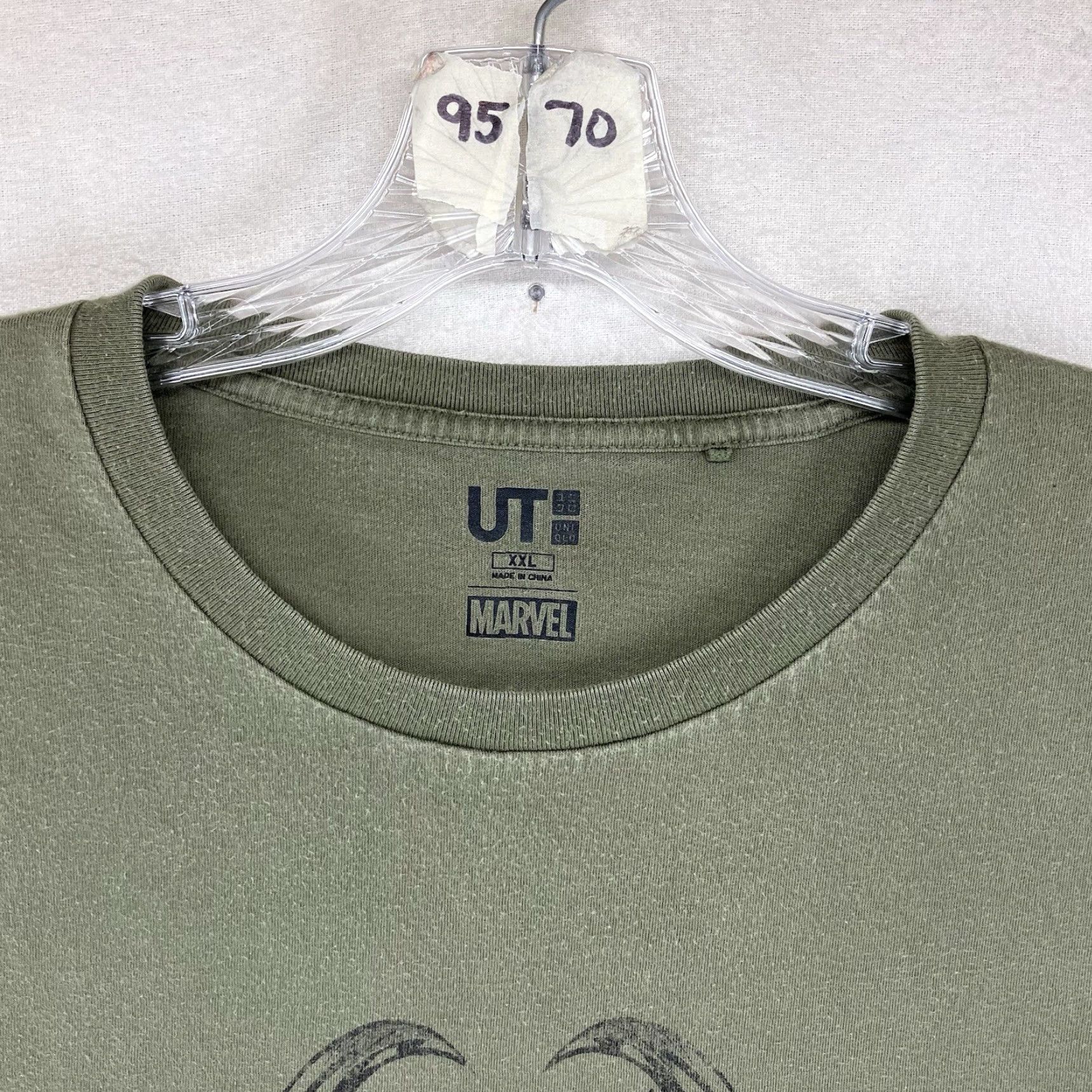 Vintage Marvel T-Shirt Men 2XL Green Loki Graphic Print Embroidered Cotton Crew Neck Short Sleeve Regular Marvel Universe Movies Comics Avengers Asgard Thor Size US XXL / EU 58 / 5 - 5 Thumbnail