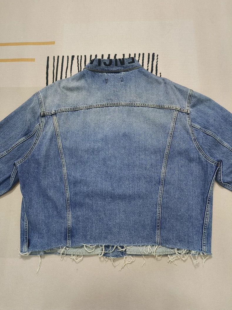 Balenciaga Balenciaga Denim Jacket Size US XXS / EU 40 - 2 Thumbnail
