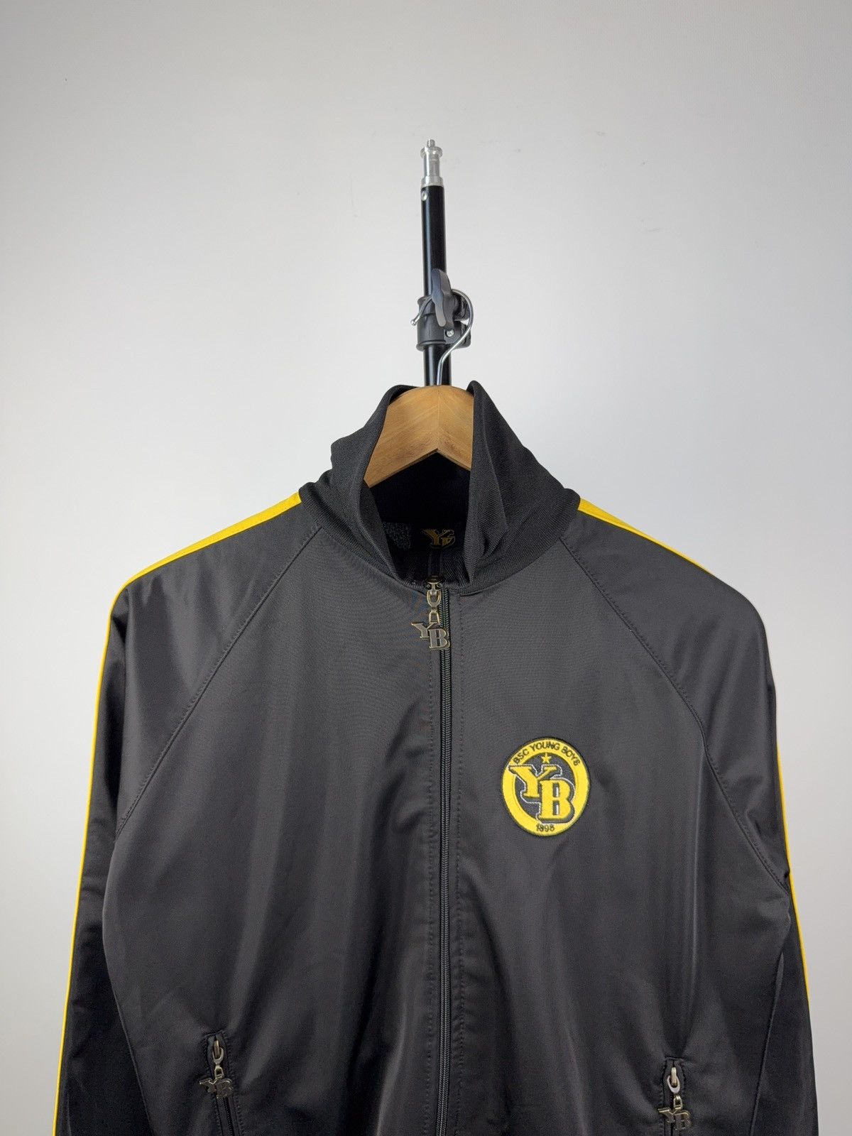 Other Vintage 90s BSC Young Boys Track Jacket Black Yellow Zip XS Size US XS / EU 42 / 0 - 2 Thumbnail