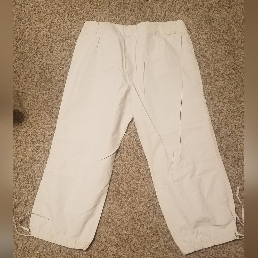 Banana Republic Banana Republic White Drawstring Capris Size 6 Size 28" / US 6 / IT 42 - 3 Thumbnail
